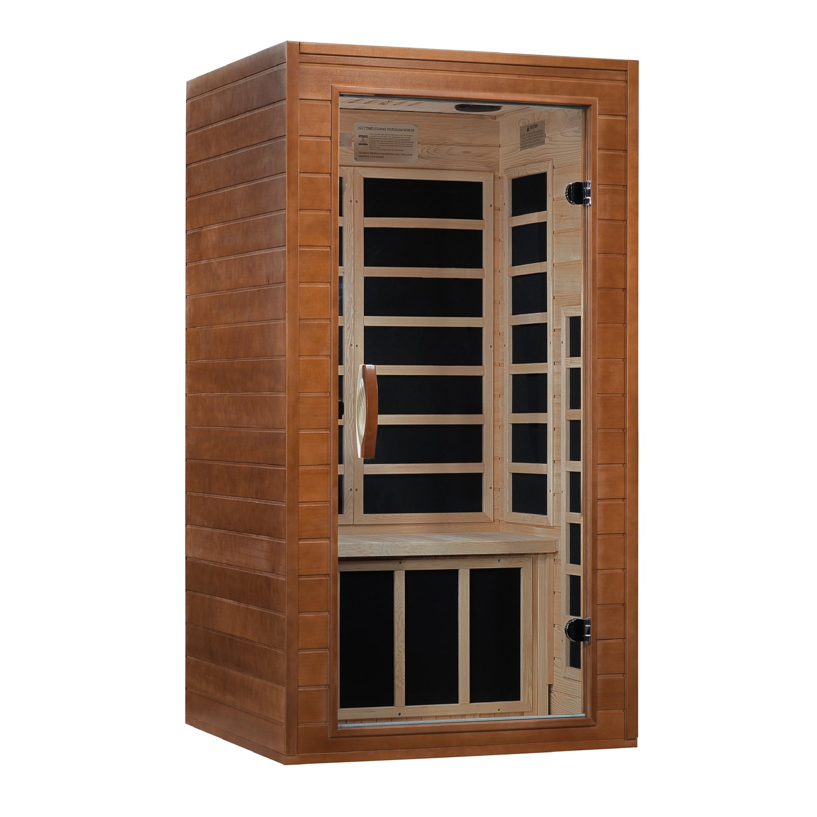 Dynamic Avila Elite 1-2-person Ultra Low EMF FAR Infrared Sauna (Canadian Hemlock)