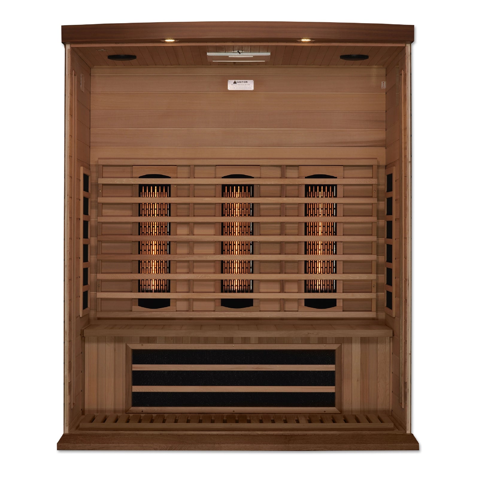 Maxxus 3-Person Full Spectrum Near Zero EMF FAR Infrared Sauna (Canadian Red Cedar)