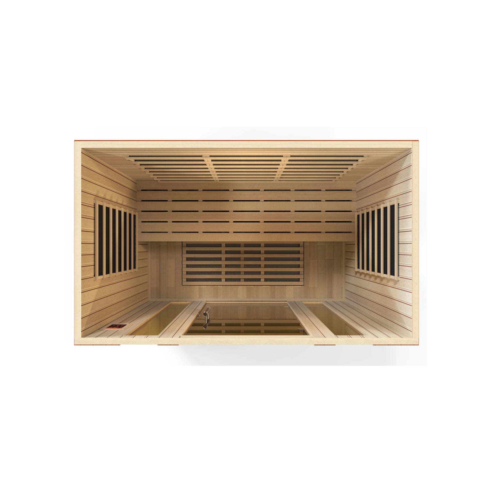 Dynamic Bergamo Elite 4-person Ultra Low EMF FAR Infrared Sauna (Canadian Hemlock)