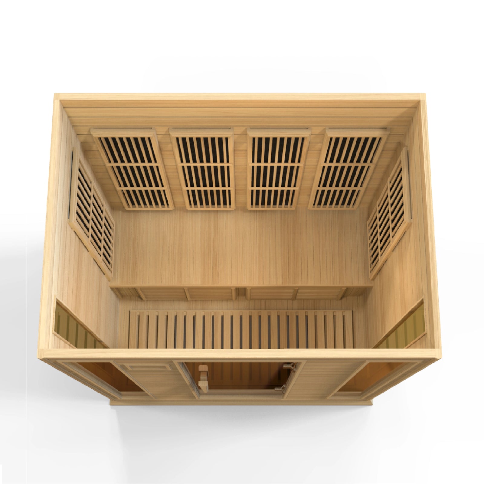 Maxxus 4-Person Low EMF FAR Infrared Sauna (Canadian Hemlock)