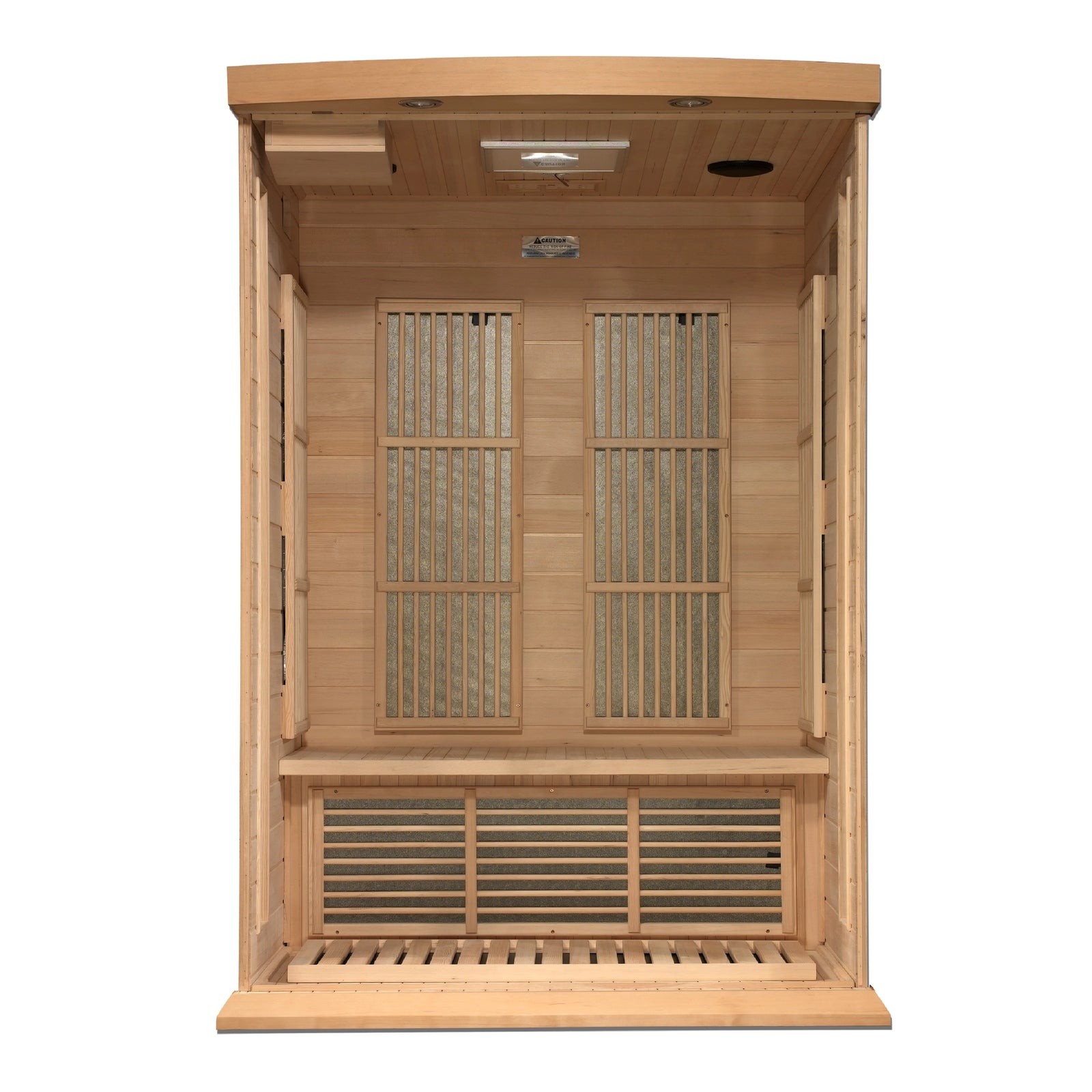 Maxxus 2-Person Near Zero EMF FAR Infrared Sauna (Canadian Hemlock)