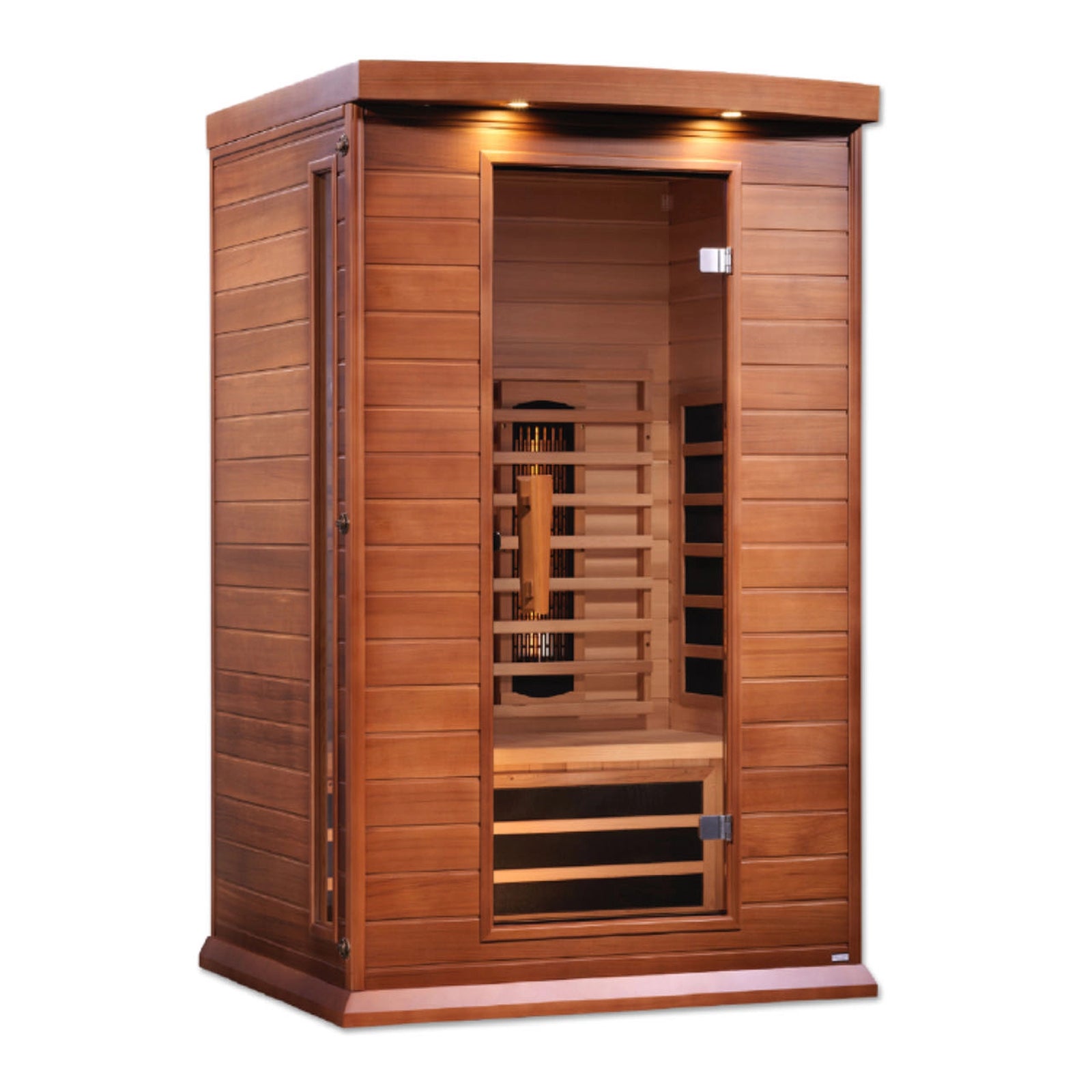 Maxxus Cholet Edition 2-Person Full Spectrum Near Zero EMF FAR Infrared Sauna (Canadian Red Cedar)