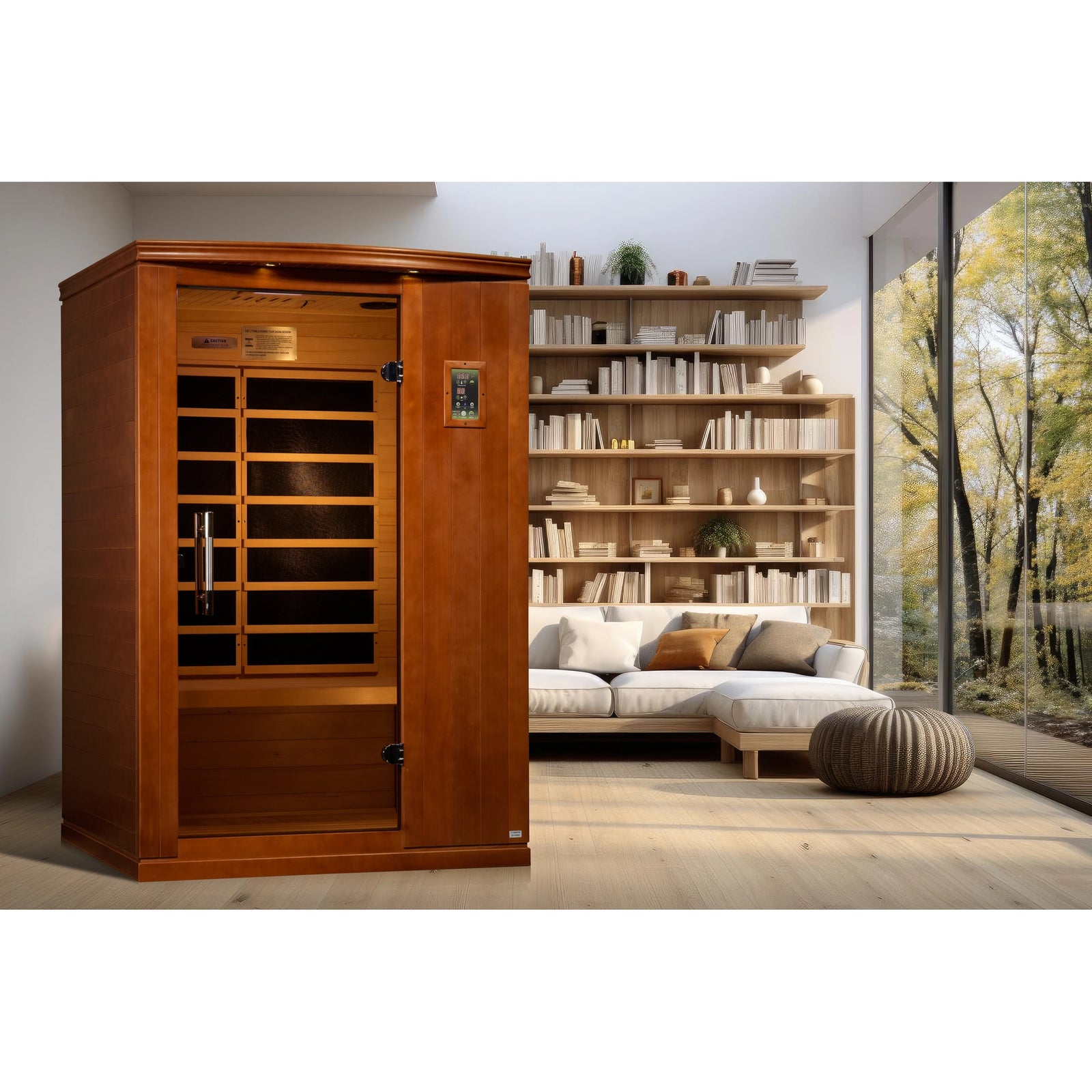 Dynamic Venice Elite 2-person Ultra Low EMF FAR Infrared Sauna (Canadian Hemlock)