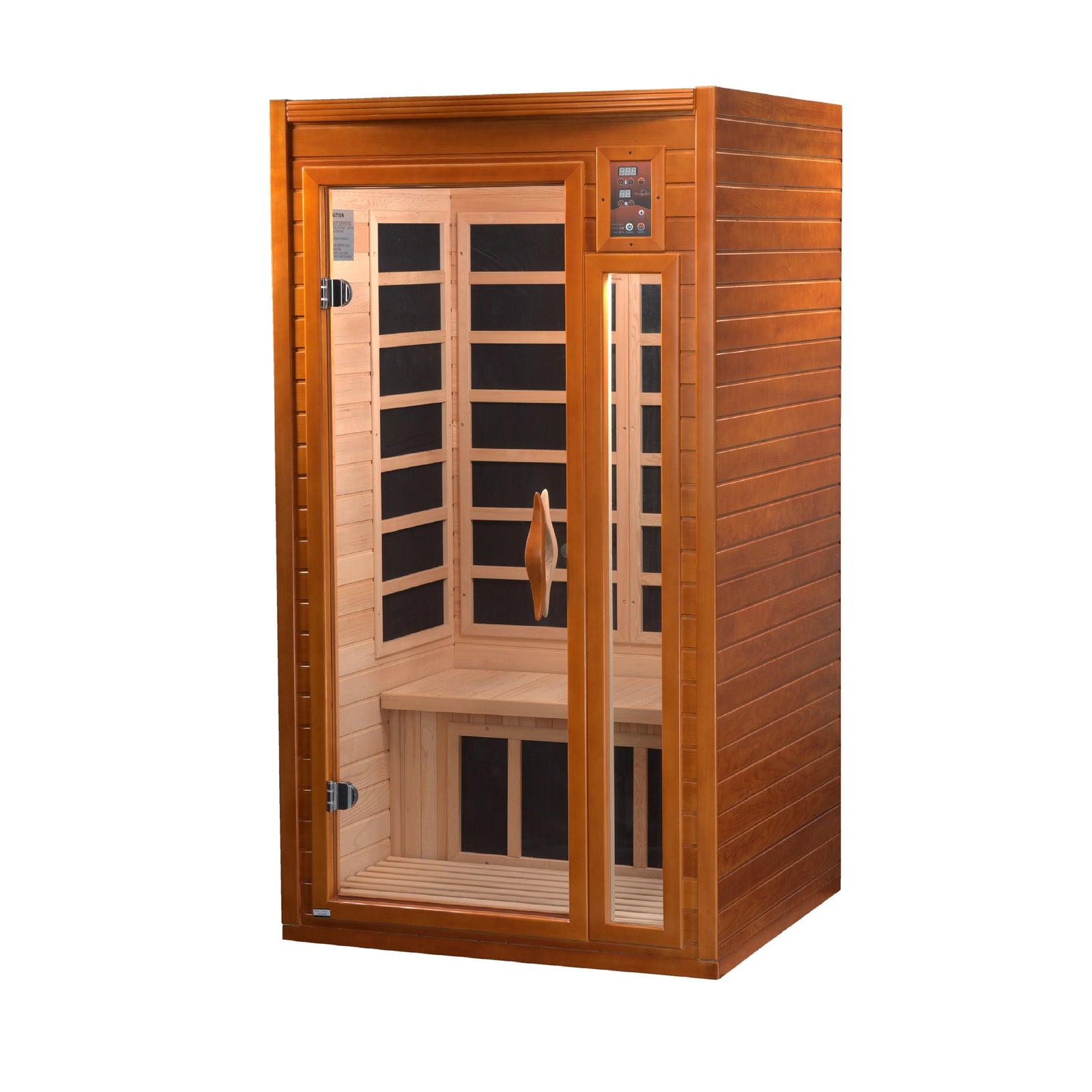 Dynamic Barcelona Elite 1-2-person Ultra Low EMF FAR Infrared Sauna (Canadian Hemlock)