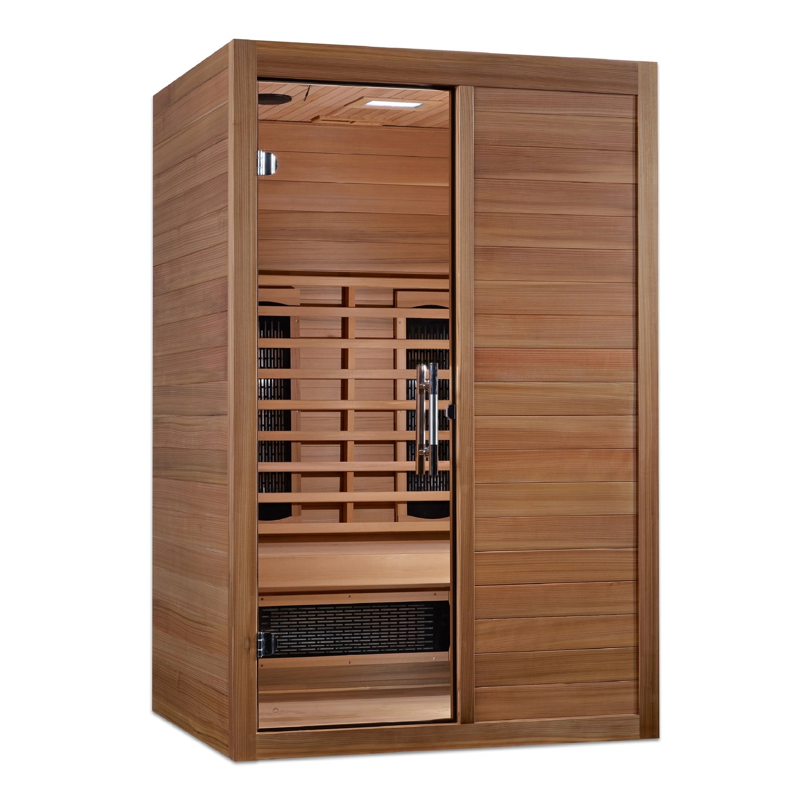 Maxxus S-Line Yoga 2-Person Full Spectrum Near Zero EMF FAR Infrared Sauna (Pacific Cedar)