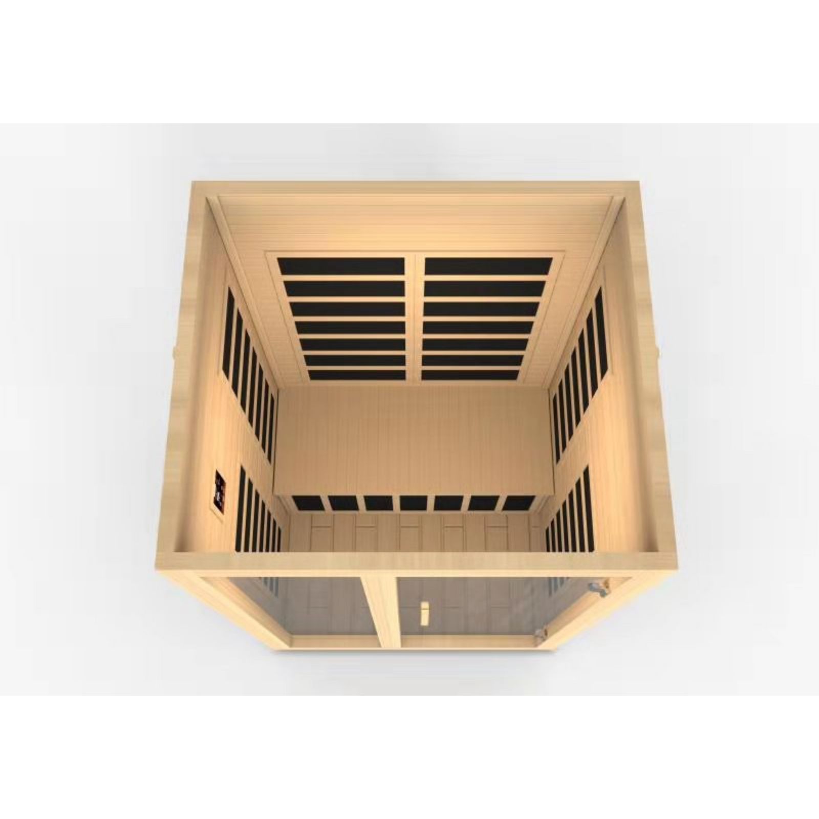 Dynamic Santiago 2-person Low EMF FAR Infrared Sauna (Canadian Hemlock)