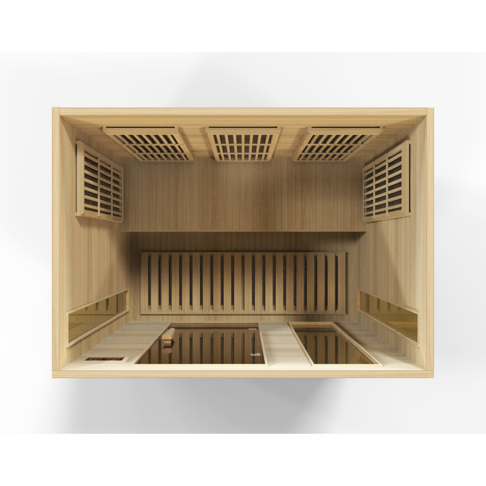 Maxxus 3-Person Low EMF FAR Infrared Sauna (Canadian Hemlock)