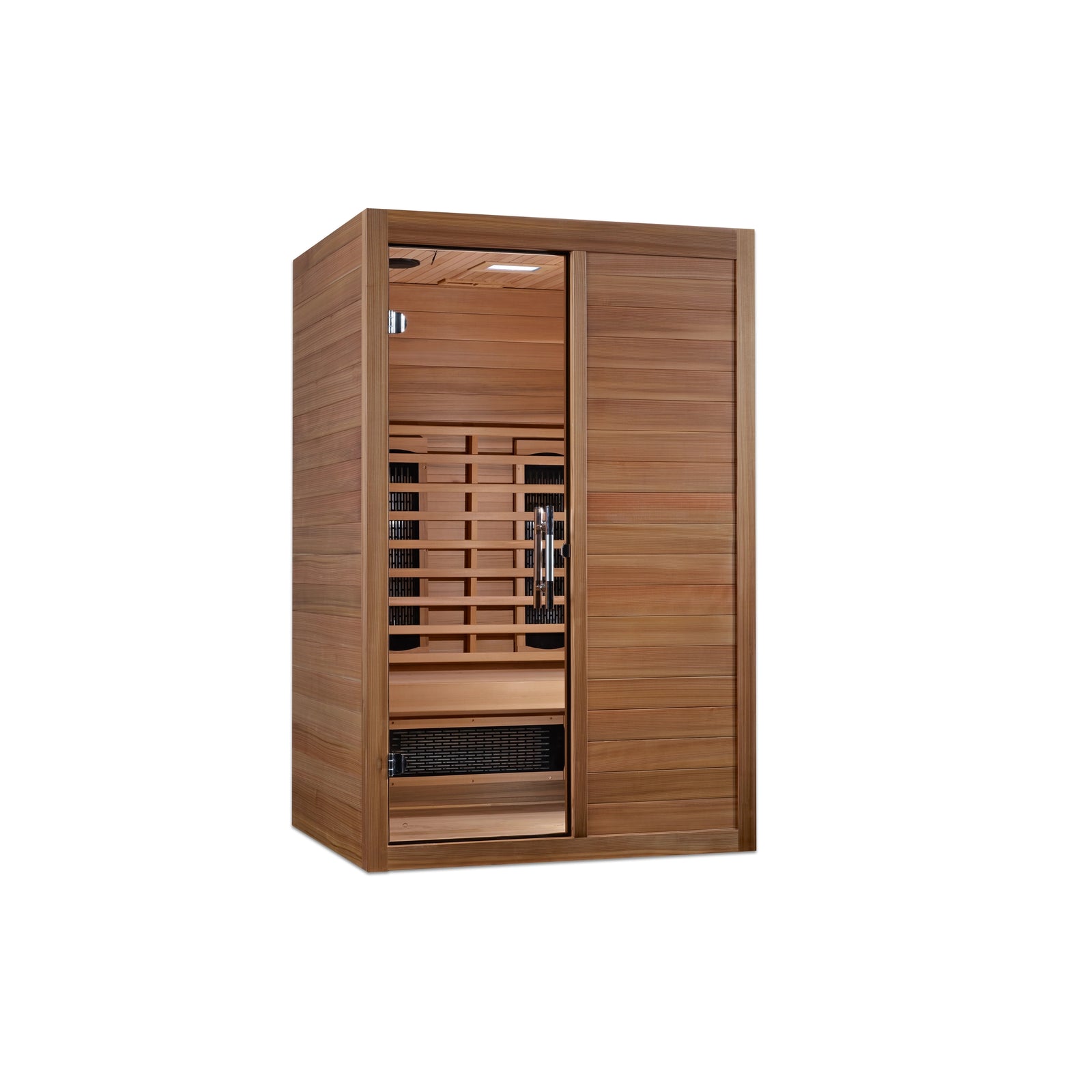 Maxxus S-Line Yoga 2-Person Full Spectrum Near Zero EMF FAR Infrared Sauna (Pacific Cedar)