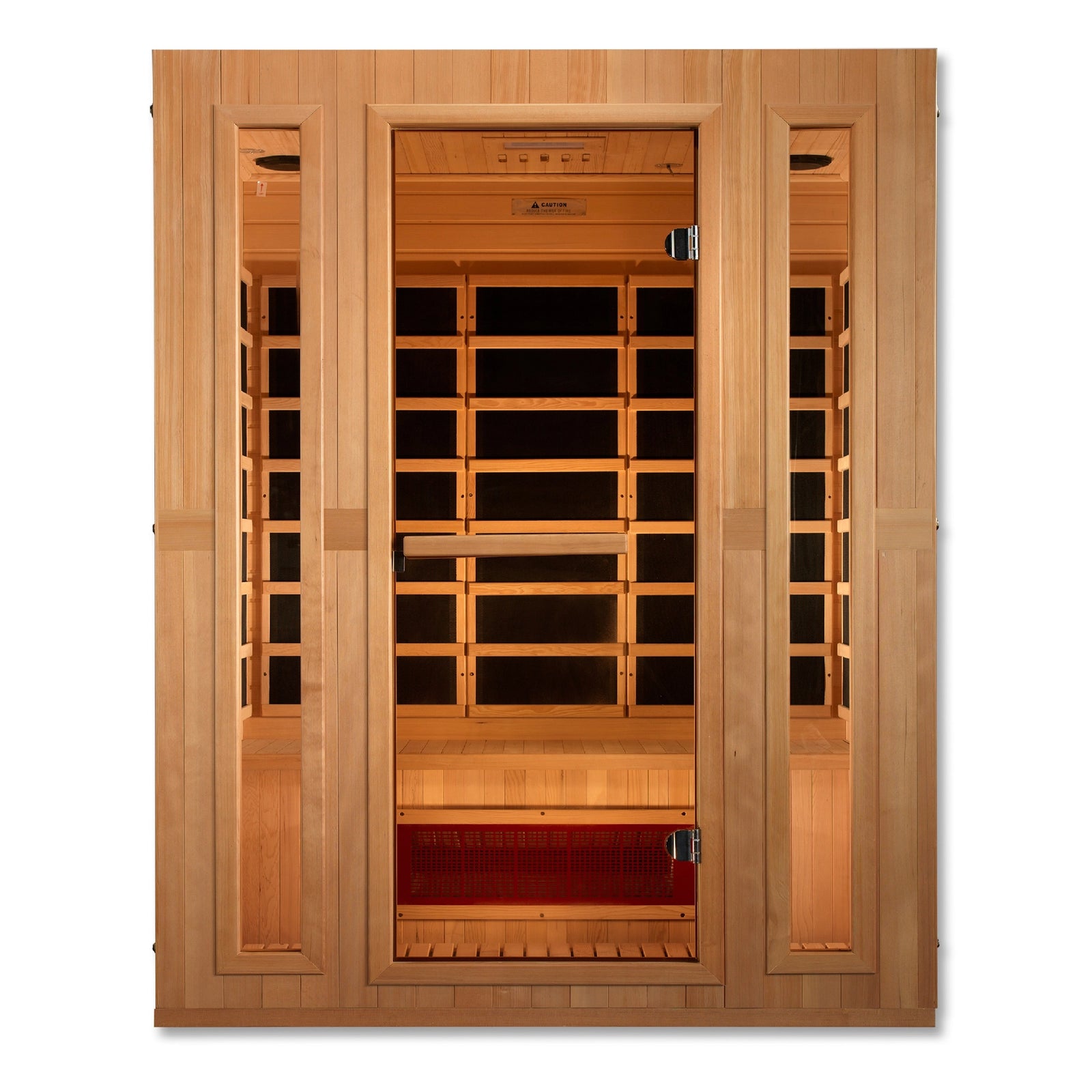 Maxxus Trinity 3-Person Low EMF FAR Infrared Sauna (Canadian Hemlock)