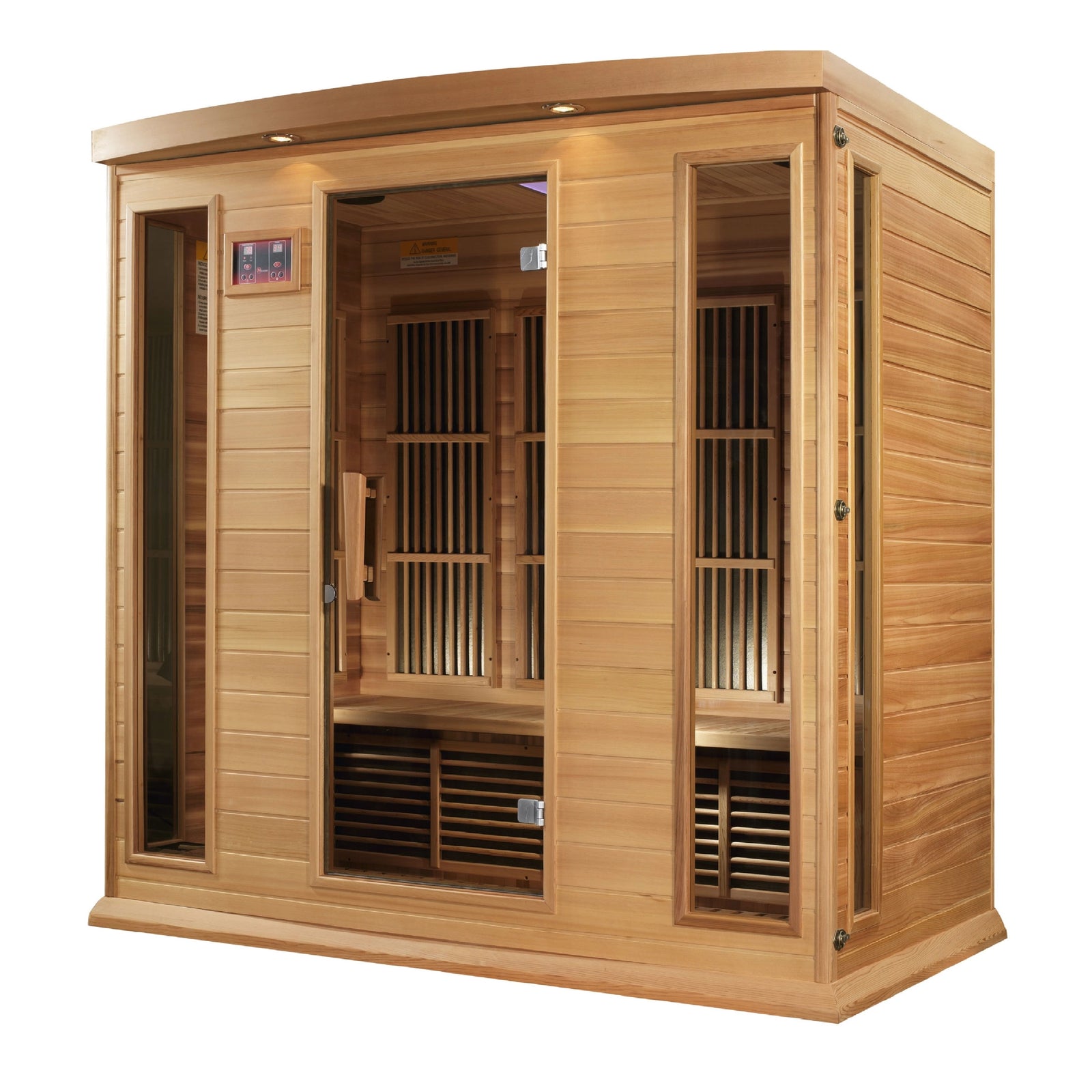 Maxxus 4-Person Low EMF FAR Infrared Sauna (Canadian Red Cedar)