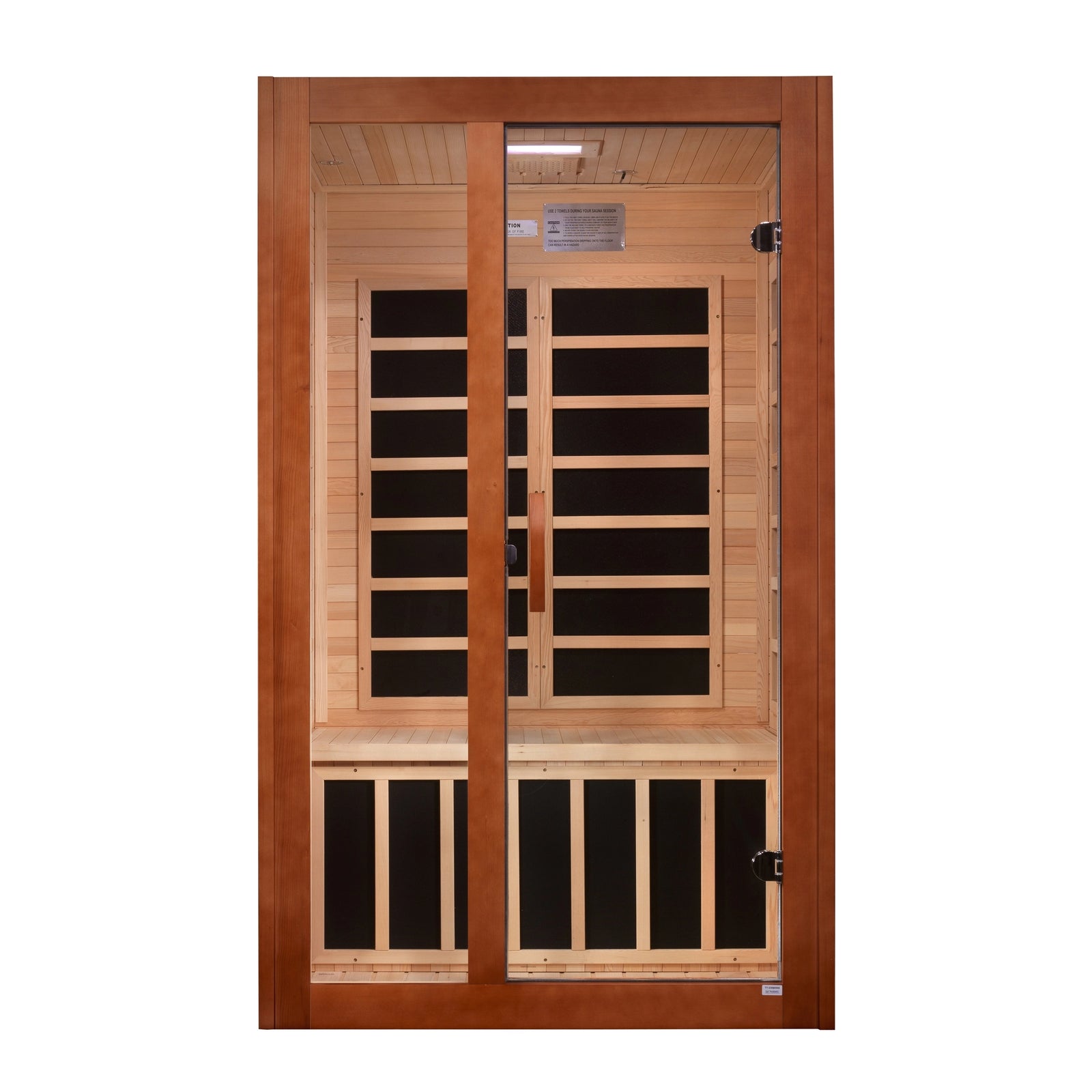 Dynamic Santiago Elite 2-person Ultra Low EMF FAR Infrared Sauna (Canadian Hemlock)