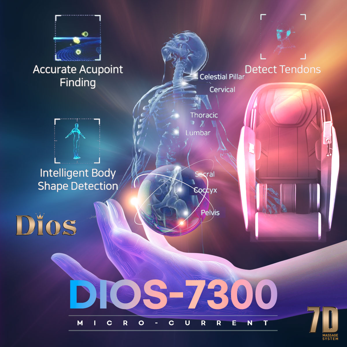 Kahuna Dios-7300 7D Massage Chair
