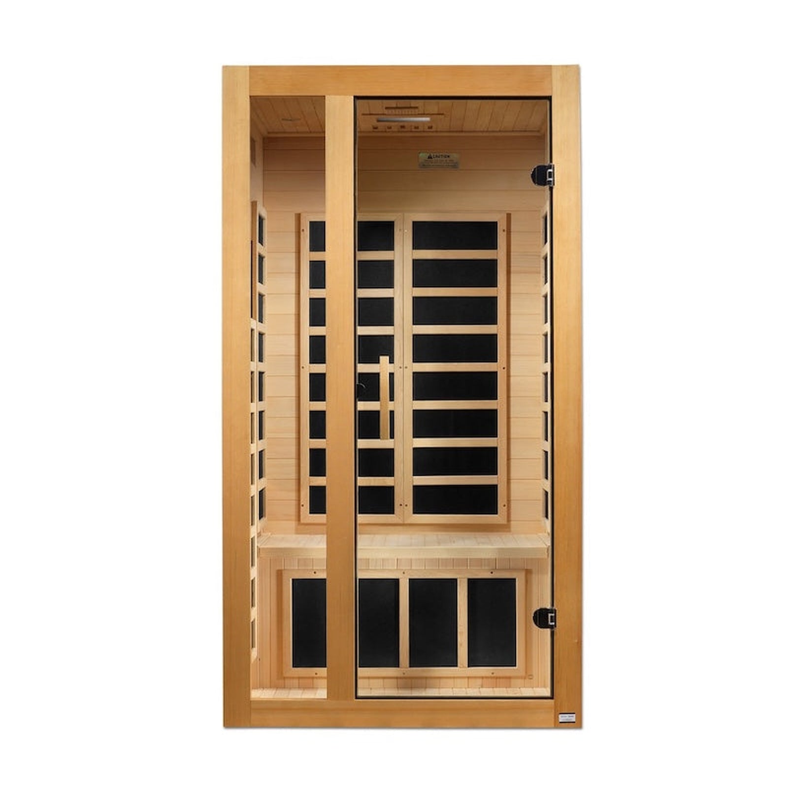 Dynamic Gracia Elite 1-2-person Ultra Low EMF FAR Infrared Sauna (Canadian Hemlock)