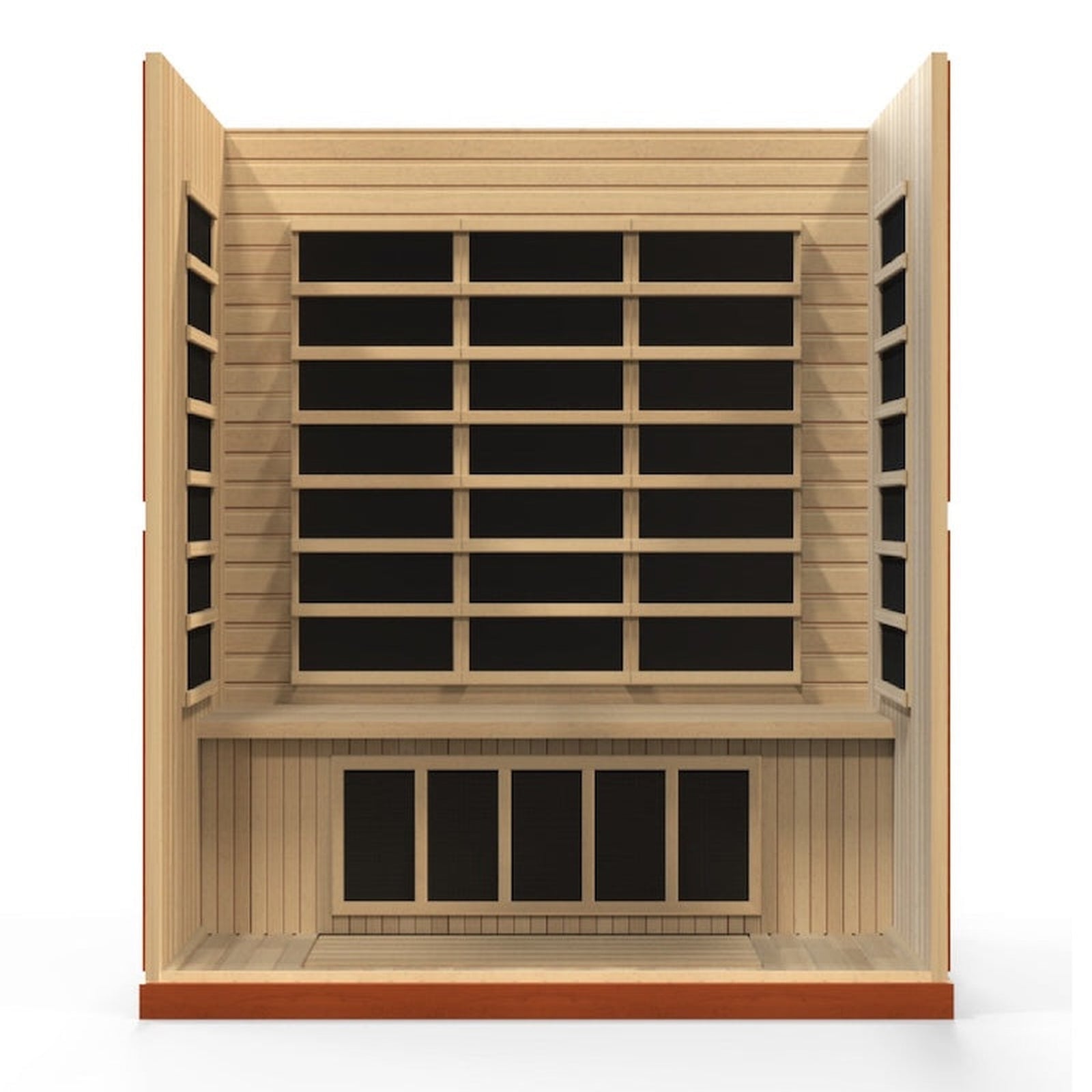 Dynamic Bergamo Elite 4-person Ultra Low EMF FAR Infrared Sauna (Canadian Hemlock)