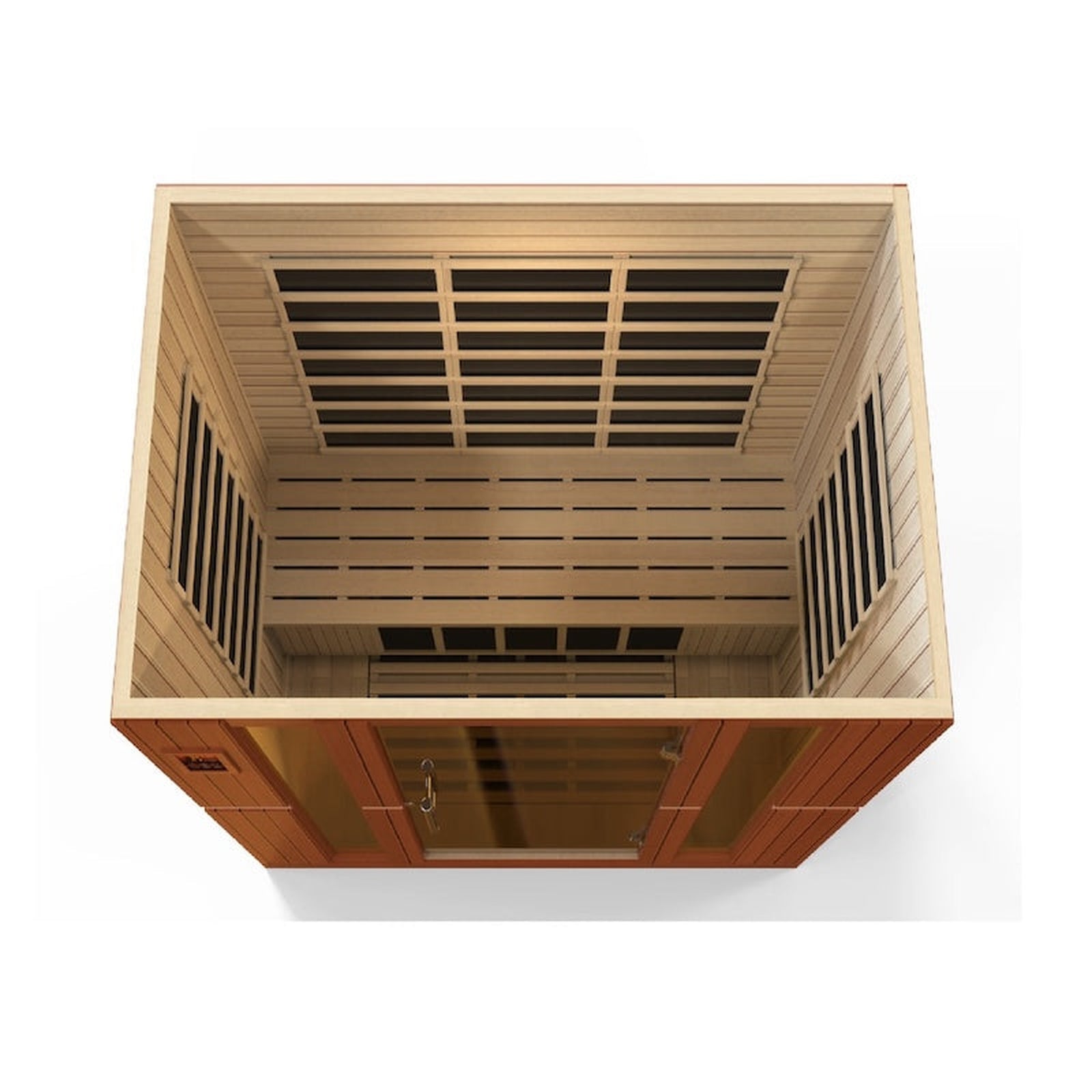 Dynamic Bergamo Elite 4-person Ultra Low EMF FAR Infrared Sauna (Canadian Hemlock)