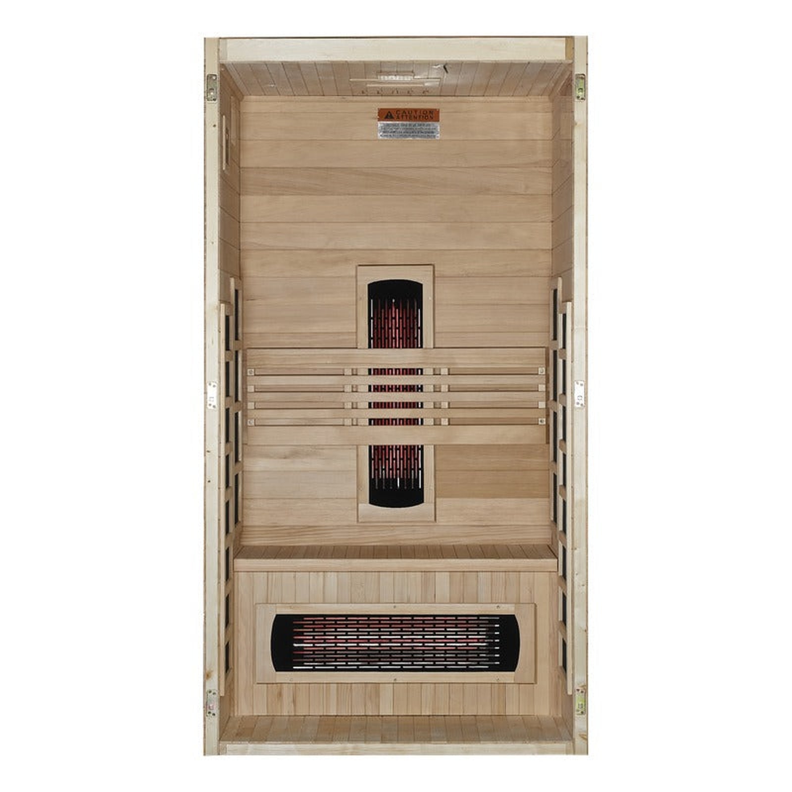 Dynamic Gracia 1-2-Person Full Spectrum Near Zero EMF FAR Infrared Sauna (Canadian Hemlock)