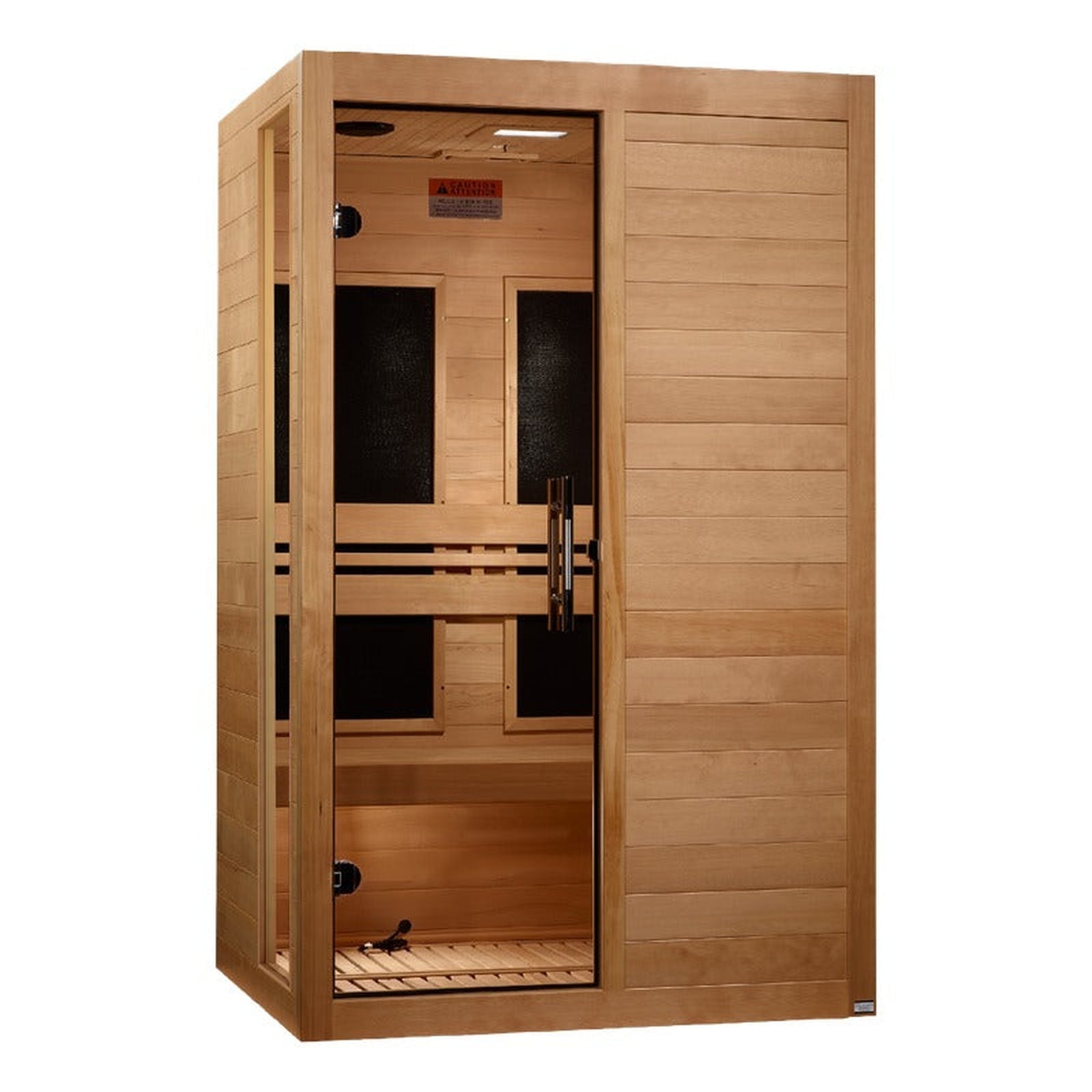 Dynamic Lucca 2-person Low EMF FAR Infrared Sauna (Canadian Hemlock)