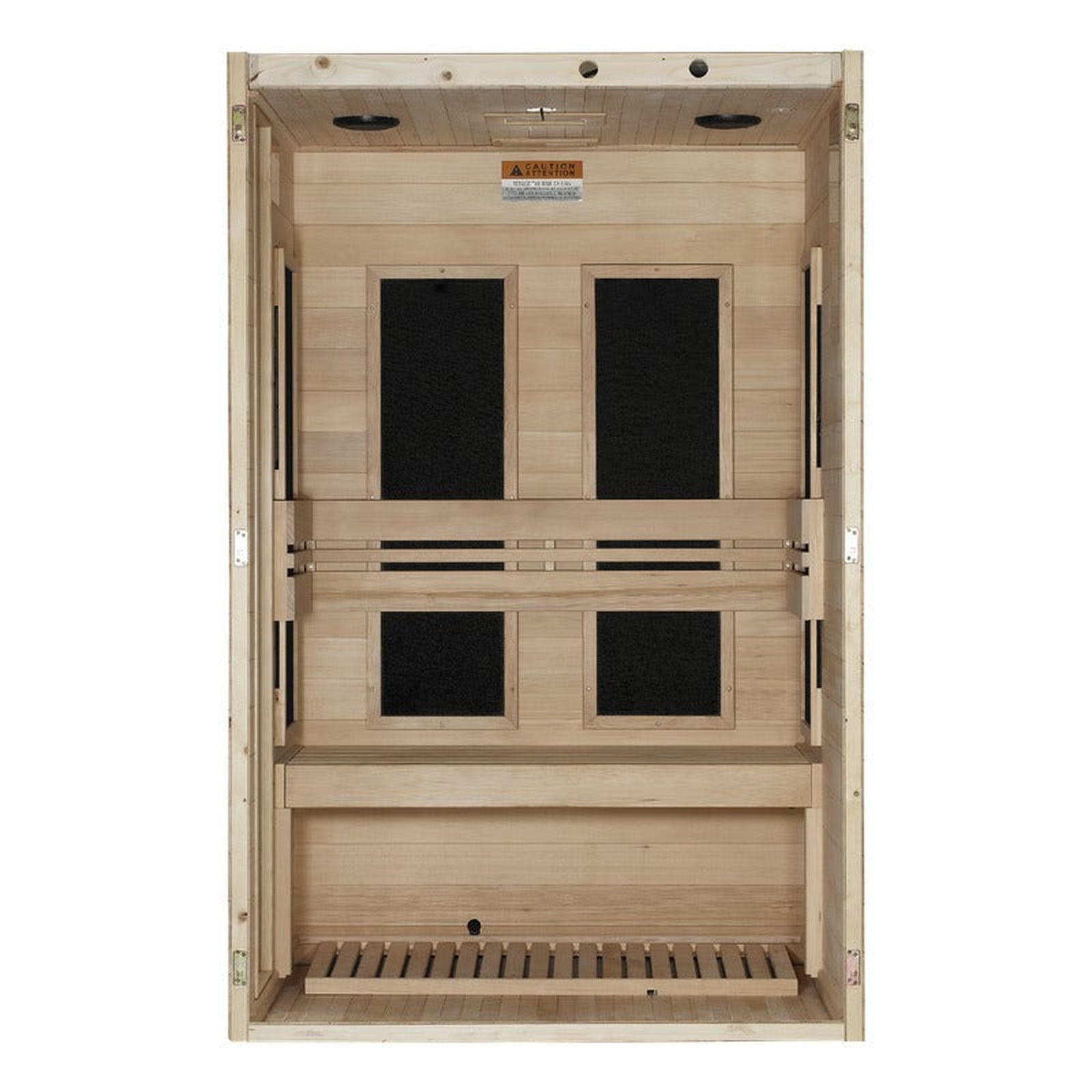 Dynamic Lucca 2-person Low EMF FAR Infrared Sauna (Canadian Hemlock)