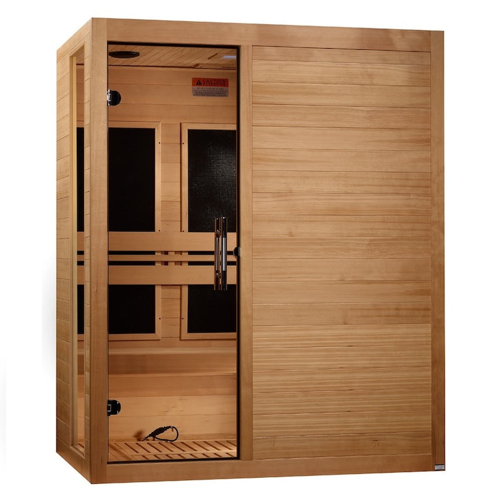 Dynamic Toscana 3-person Low EMF FAR Infrared Sauna (Canadian Hemlock)