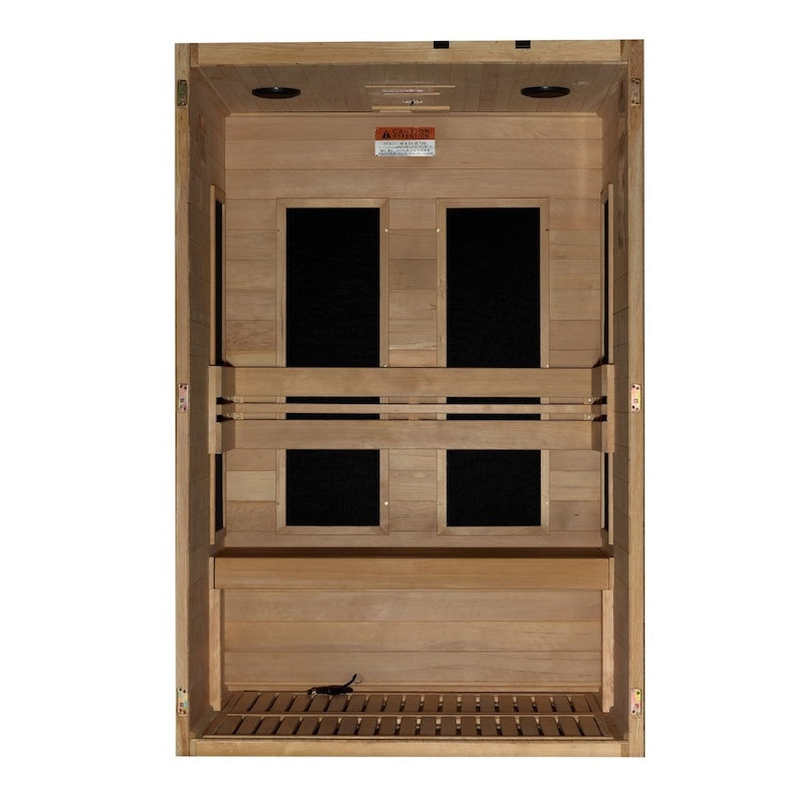 Dynamic Lucca Elite 2-person Ultra Low EMF FAR Infrared Sauna (Canadian Hemlock)
