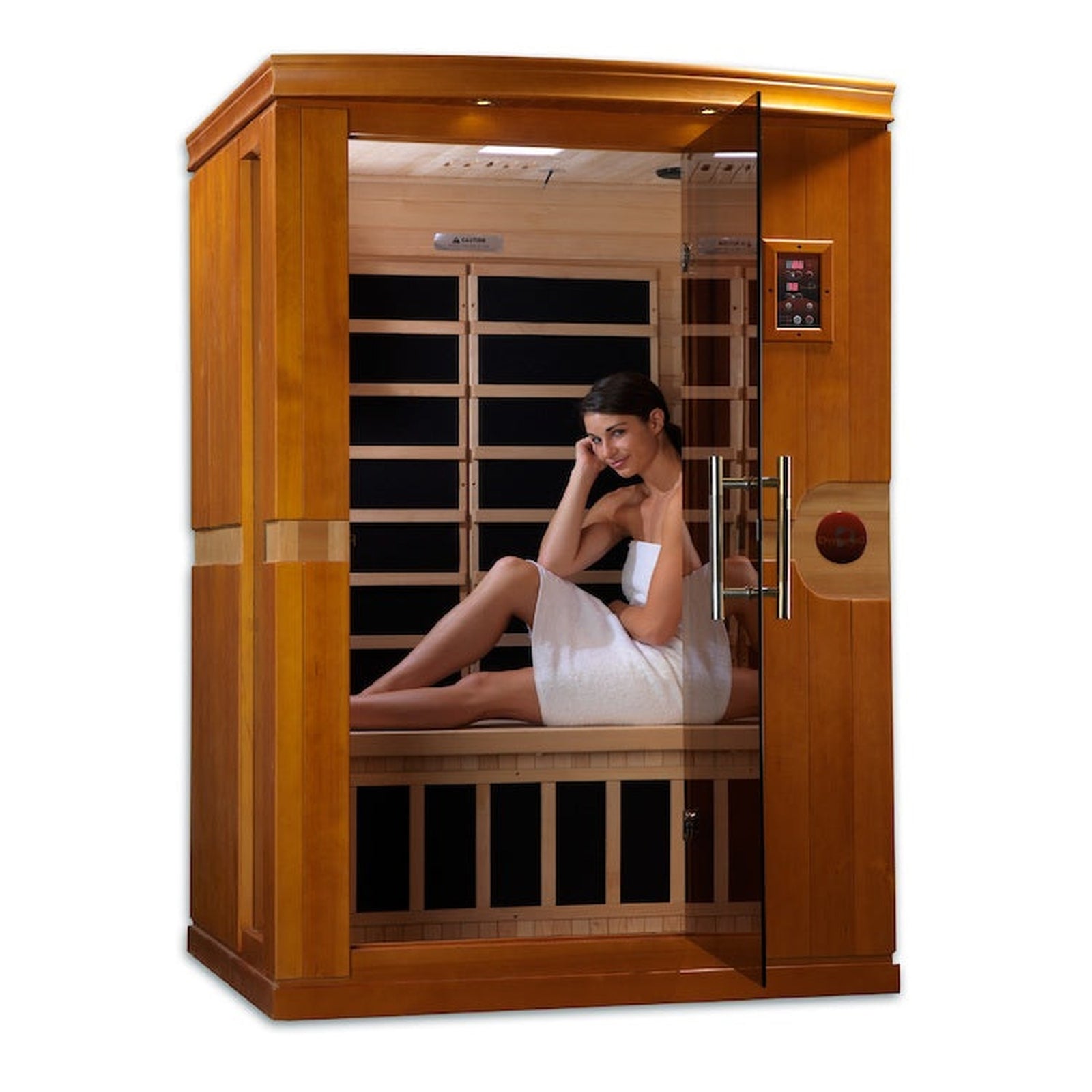 Dynamic Venice Elite 2-person Ultra Low EMF FAR Infrared Sauna (Canadian Hemlock)