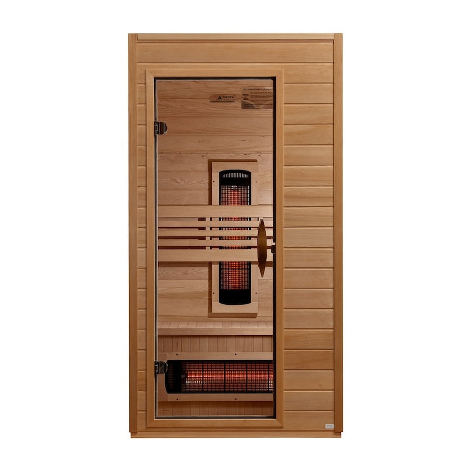 Dynamic Martin 1-2-Person Full Spectrum Near Zero EMF FAR Infrared Sauna (Canadian Hemlock)