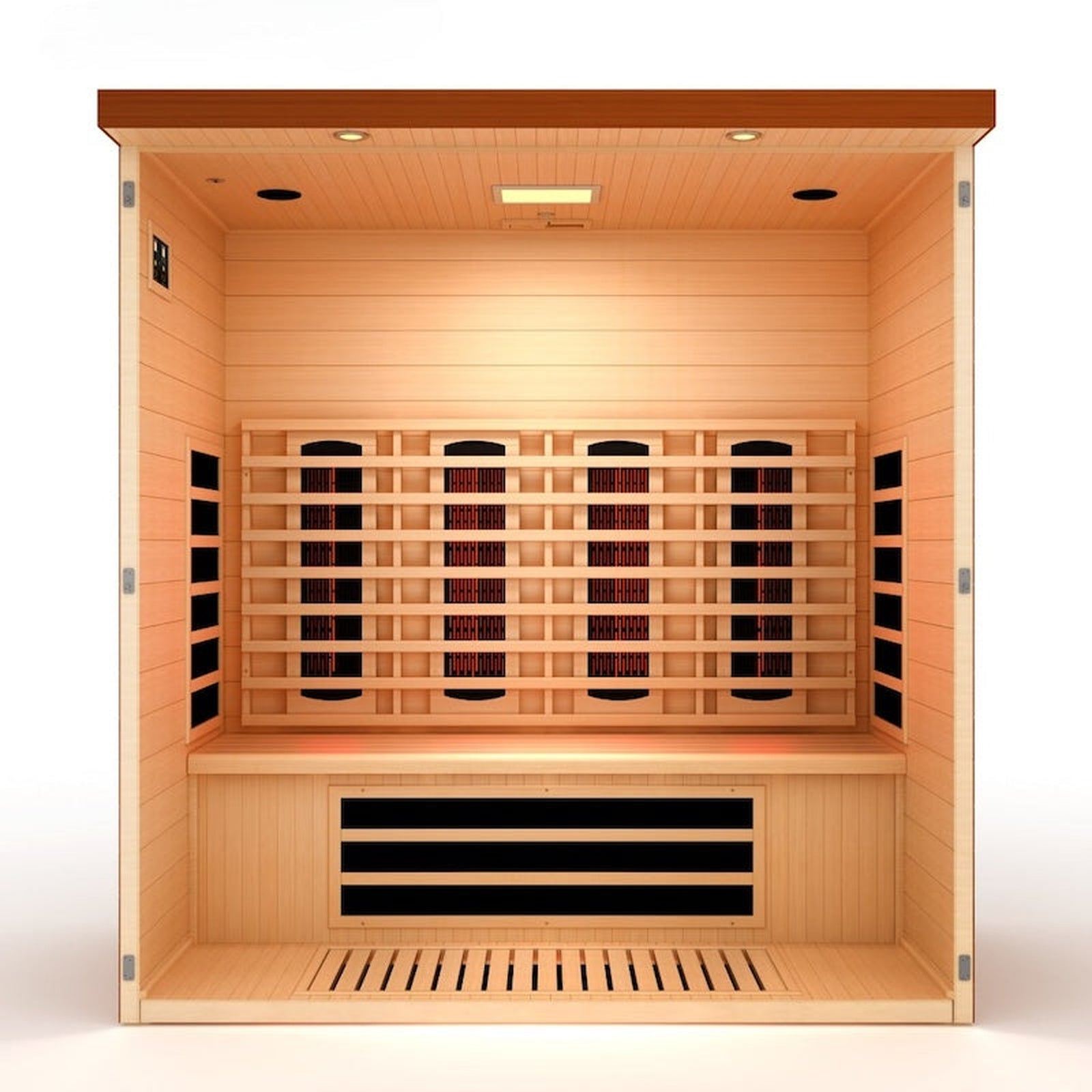 Dynamic Vila Grande 4-Person Full Spectrum Near Zero EMF FAR Infrared Sauna (Canadian Hemlock)