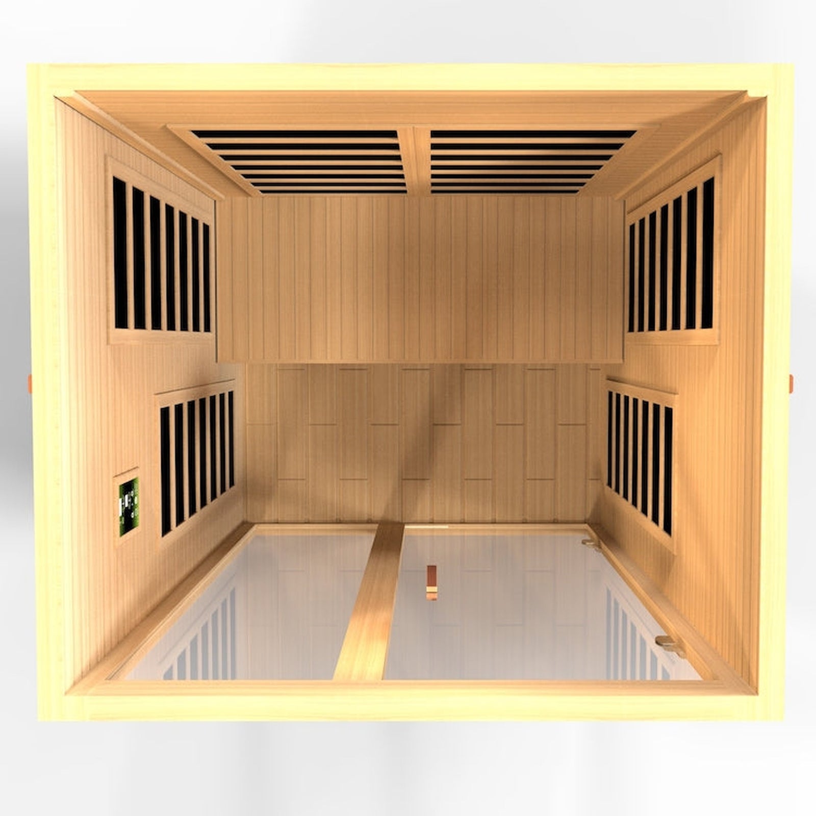 Dynamic Santiago Elite 2-person Ultra Low EMF FAR Infrared Sauna (Canadian Hemlock)