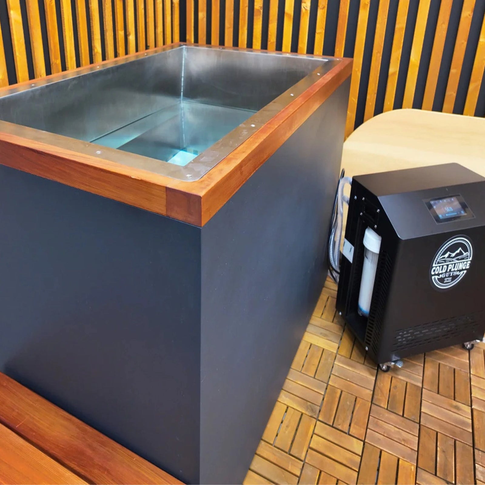 Dynamic Cold Therapy "CUBOID" 304 Stainless Steel Cold Plunge