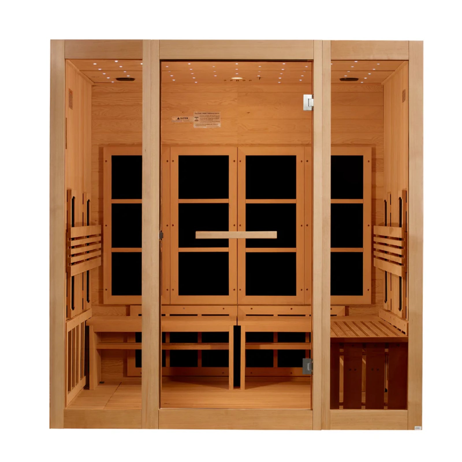 Golden Designs 8 Person Full Spectrum Near Zero EMF FAR IR Sauna