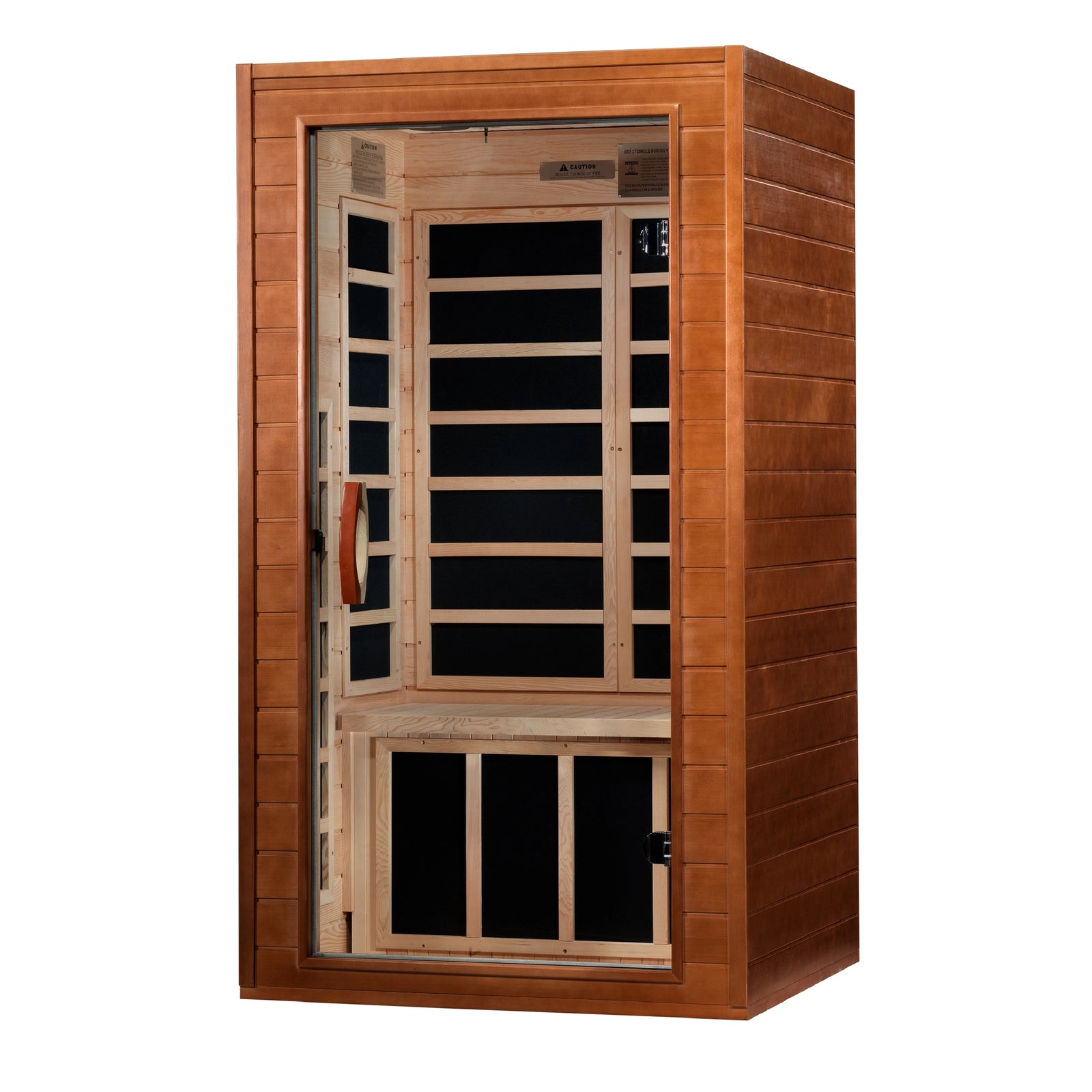 Dynamic Avila Elite 1-2-person Ultra Low EMF FAR Infrared Sauna (Canadian Hemlock)