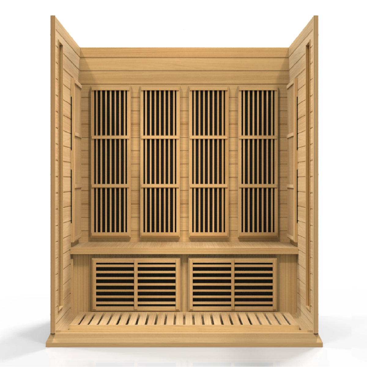 Maxxus 4-Person Low EMF FAR Infrared Sauna (Canadian Hemlock)