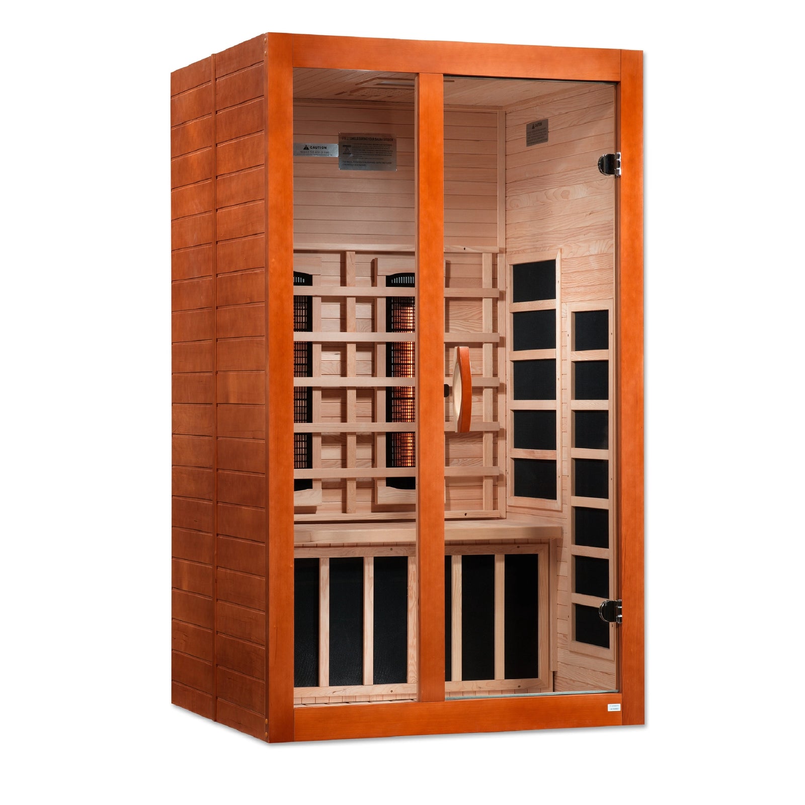 Dynamic Santiago 2-Person Full Spectrum Near Zero EMF FAR Infrared Sauna (Canadian Hemlock)
