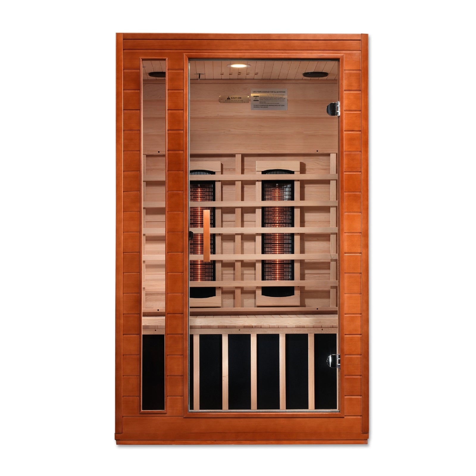 Dynamic Cordoba 2-Person Full Spectrum Near Zero EMF FAR Infrared Sauna (Canadian Hemlock)