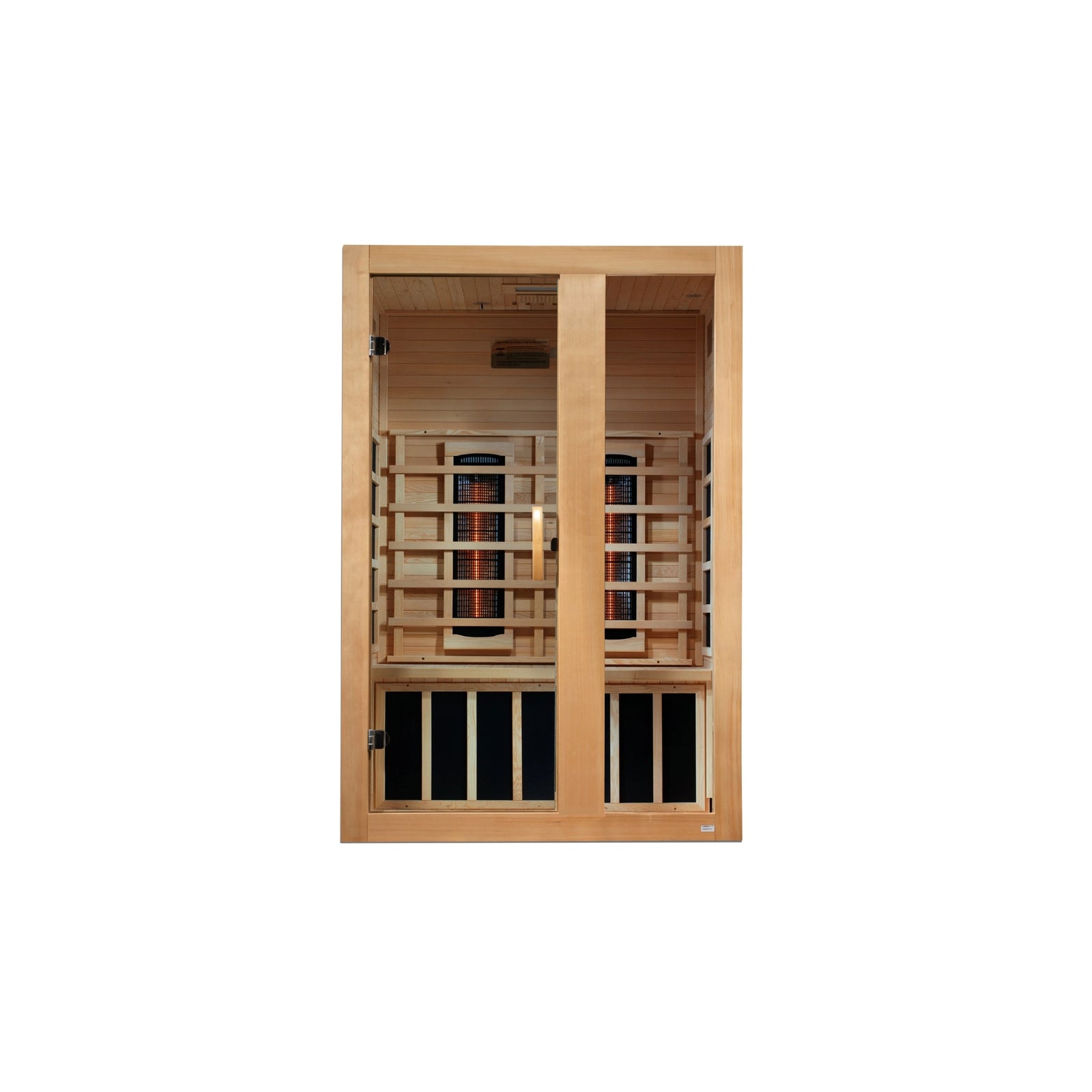 Dynamic Serena 2-Person Full Spectrum Near Zero EMF FAR Infrared Sauna (Canadian Hemlock)
