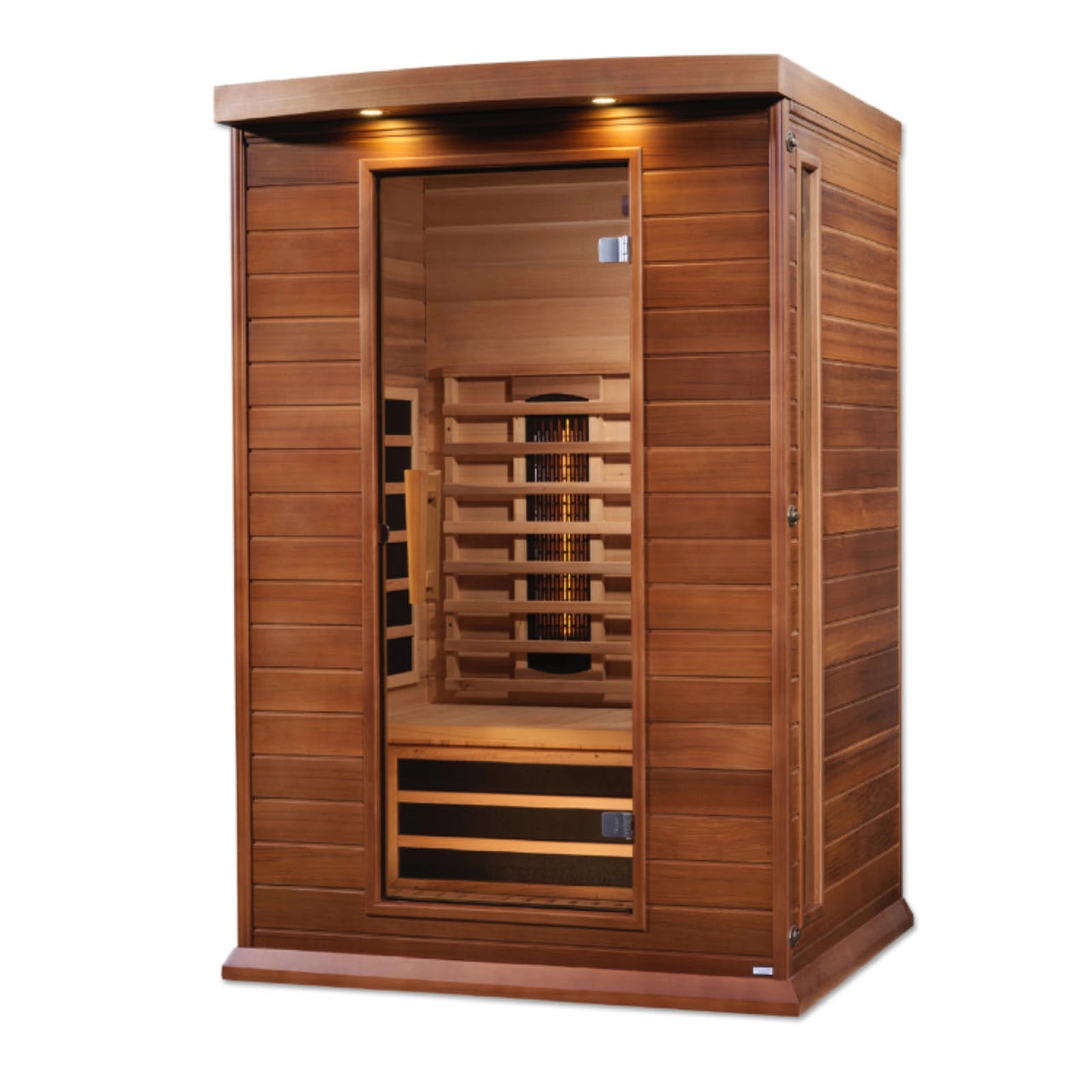 Maxxus Cholet Edition 2-Person Full Spectrum Near Zero EMF FAR Infrared Sauna (Canadian Red Cedar)