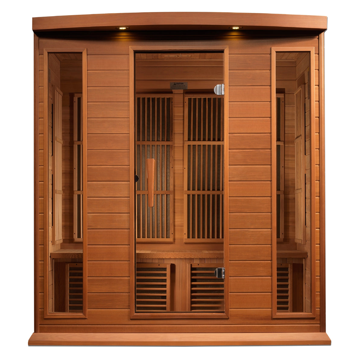 Maxxus 4-Person Low EMF FAR Infrared Sauna (Canadian Red Cedar)