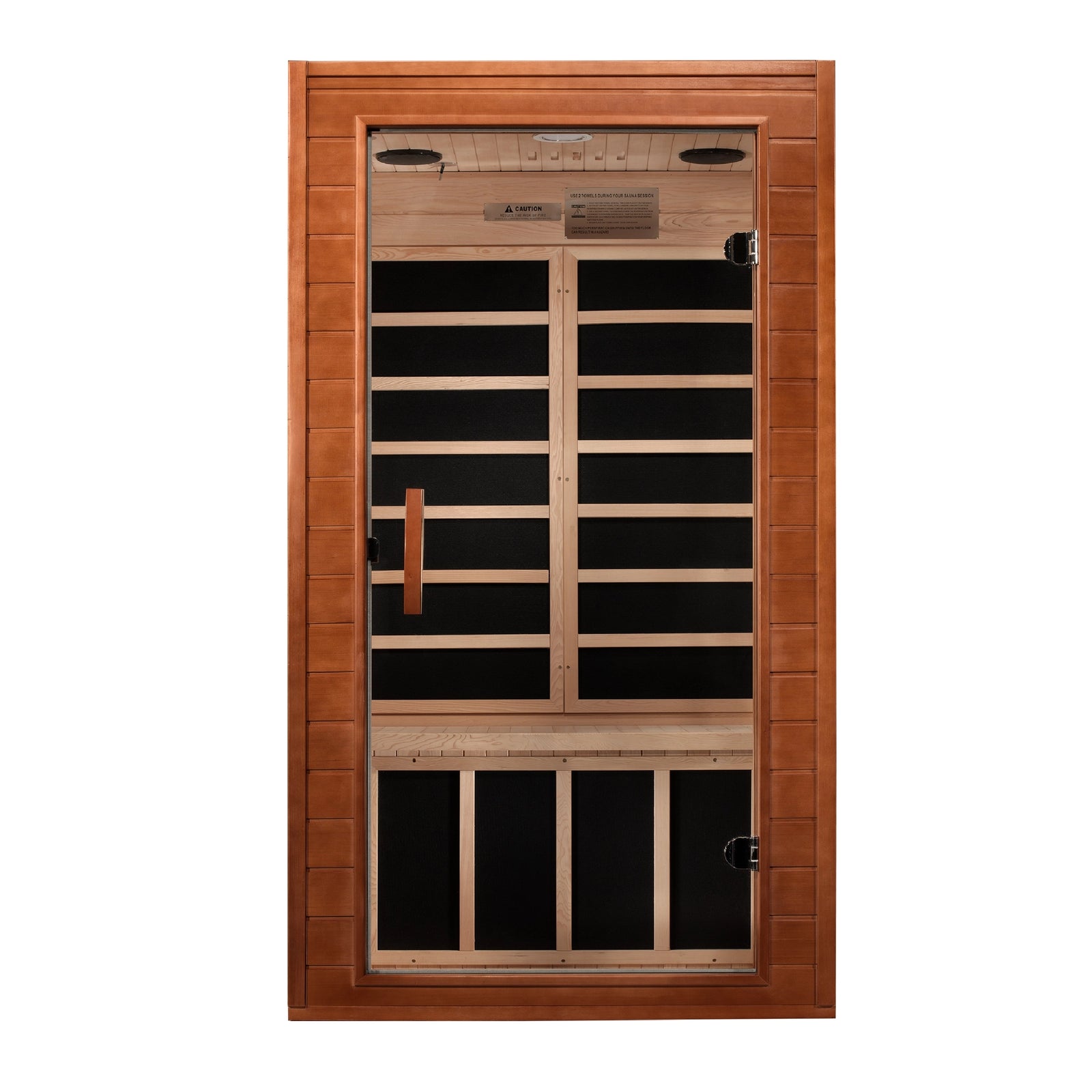 Dynamic Avila Elite 1-2-person Ultra Low EMF FAR Infrared Sauna (Canadian Hemlock)