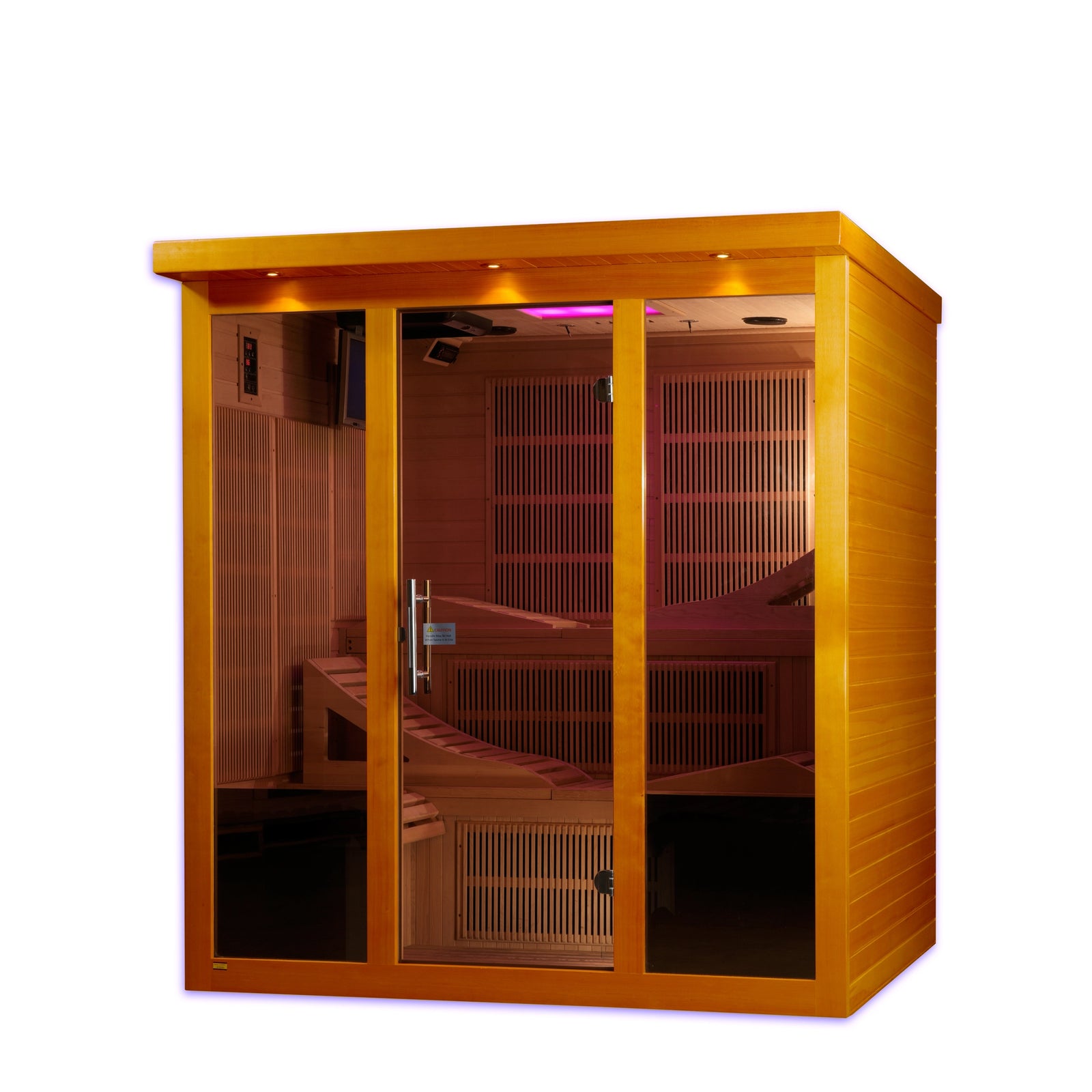Dynamic Monaco Elite 6-person Ultra Low EMF FAR Infrared Sauna (Canadian Hemlock)