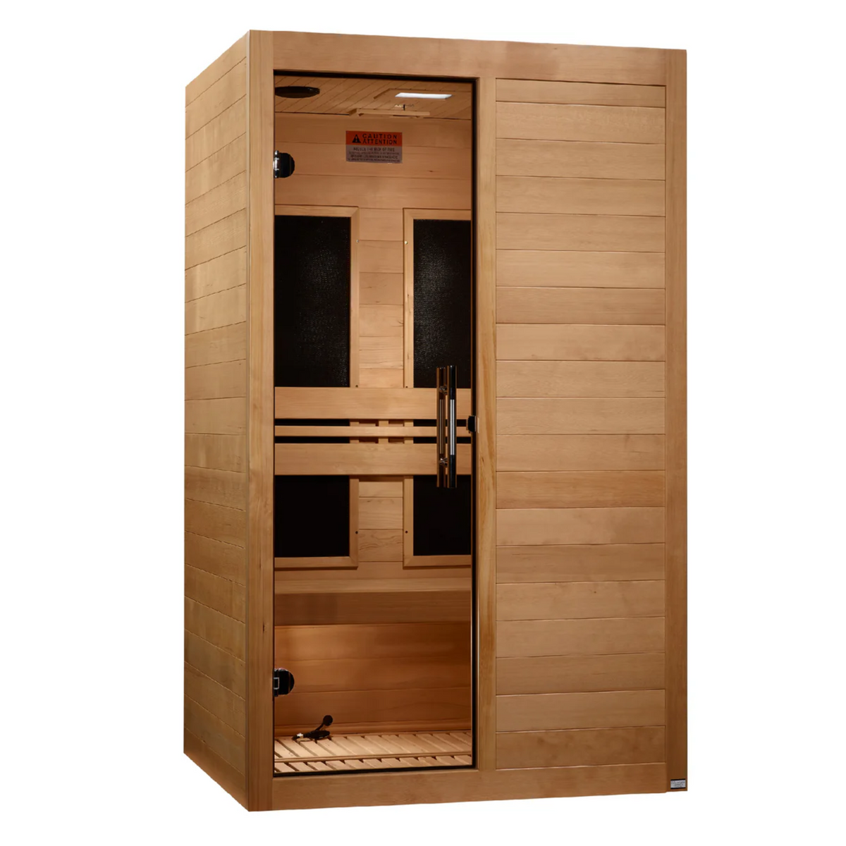 Maxxus S-Line Yoga 2-Person Low EMF FAR Infrared Sauna (Canadian Hemlock)