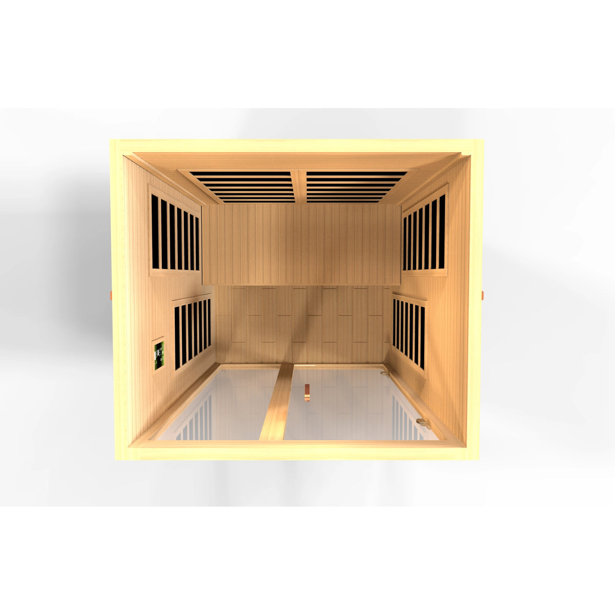 Dynamic Santiago Elite 2-person Ultra Low EMF FAR Infrared Sauna (Canadian Hemlock)