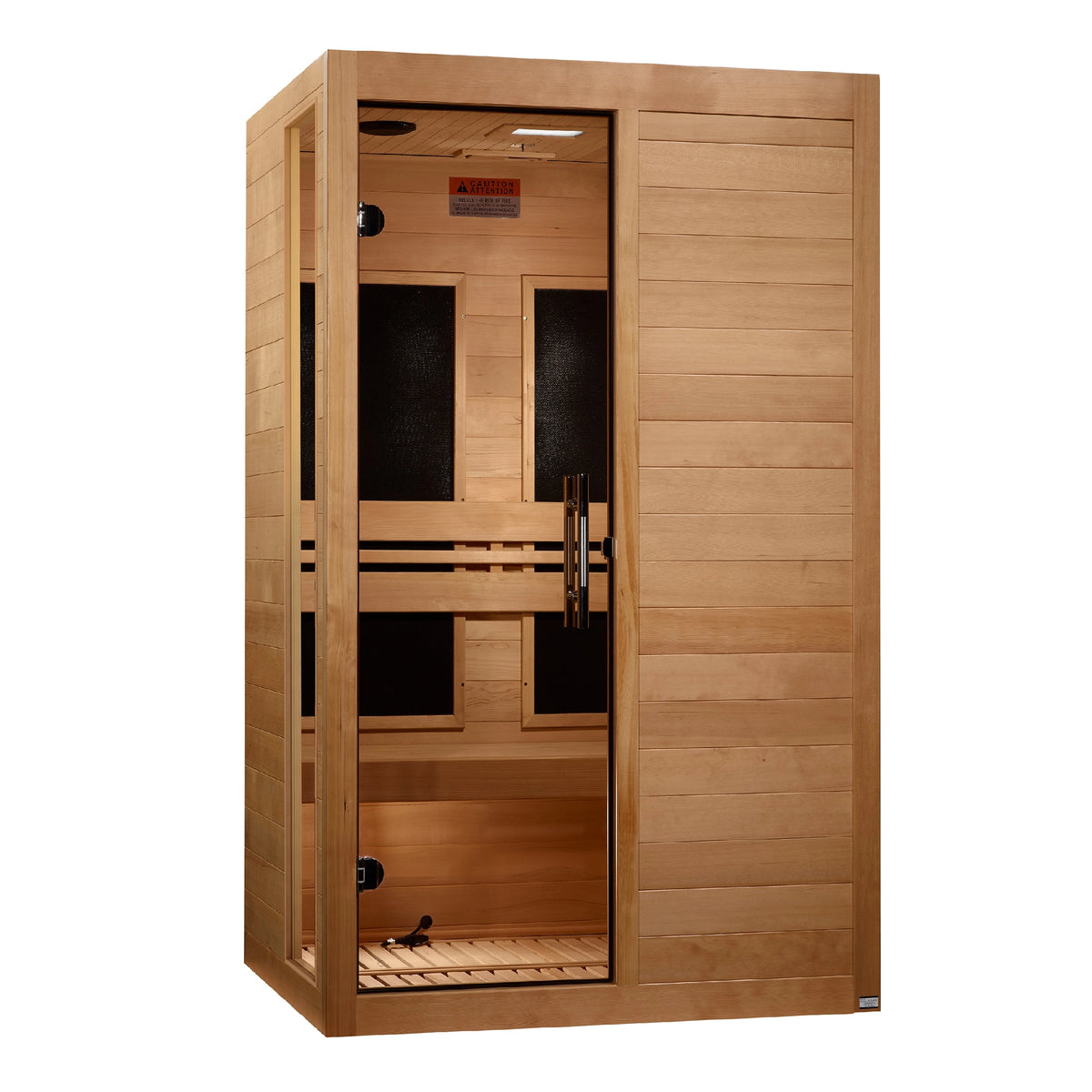 Dynamic Lucca Elite 2-person Ultra Low EMF FAR Infrared Sauna (Canadian Hemlock)