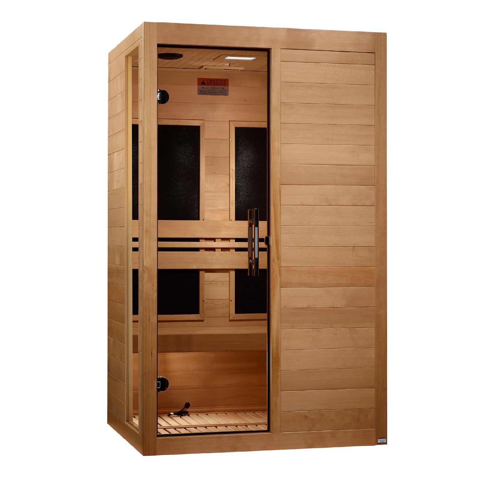 Dynamic Lucca Elite 2-person Ultra Low EMF FAR Infrared Sauna (Canadian Hemlock)