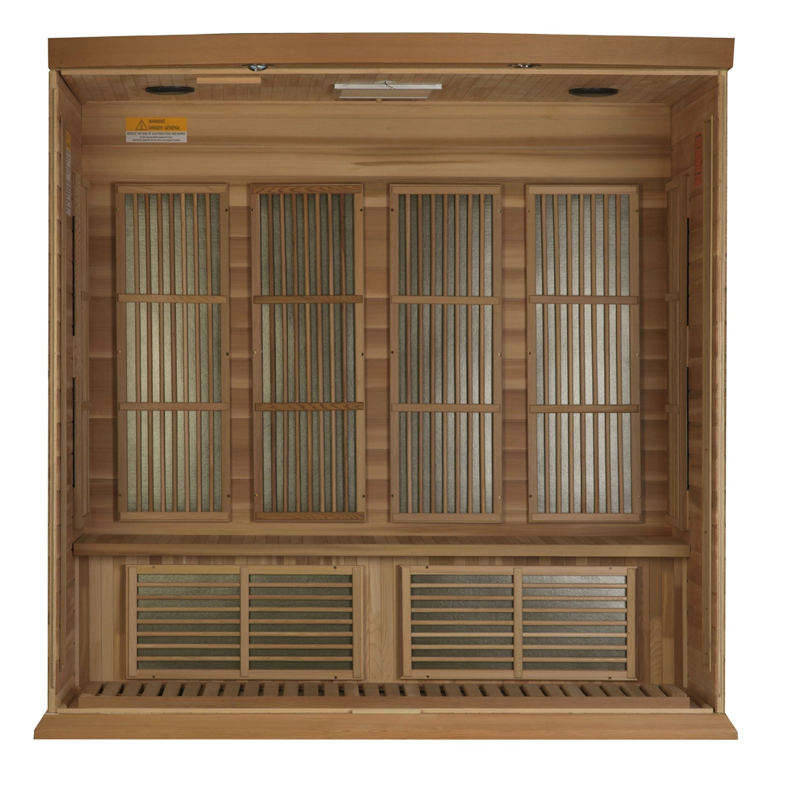 Maxxus 4-Person Low EMF FAR Infrared Sauna (Canadian Red Cedar)