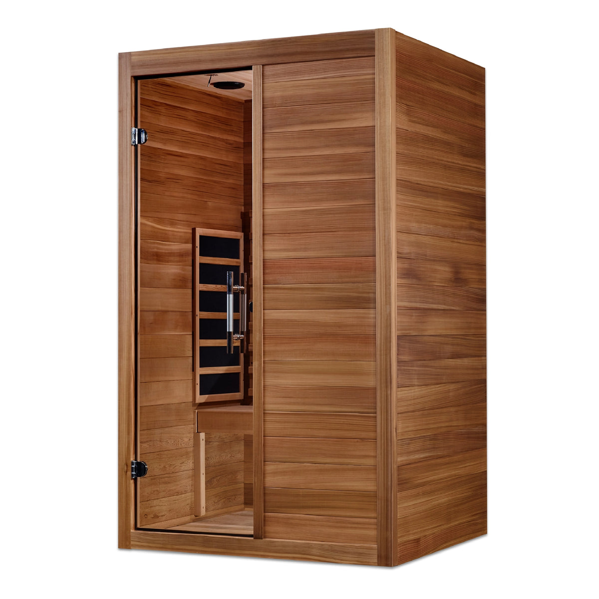 Maxxus S-Line Yoga 2-Person Full Spectrum Near Zero EMF FAR Infrared Sauna (Pacific Cedar)