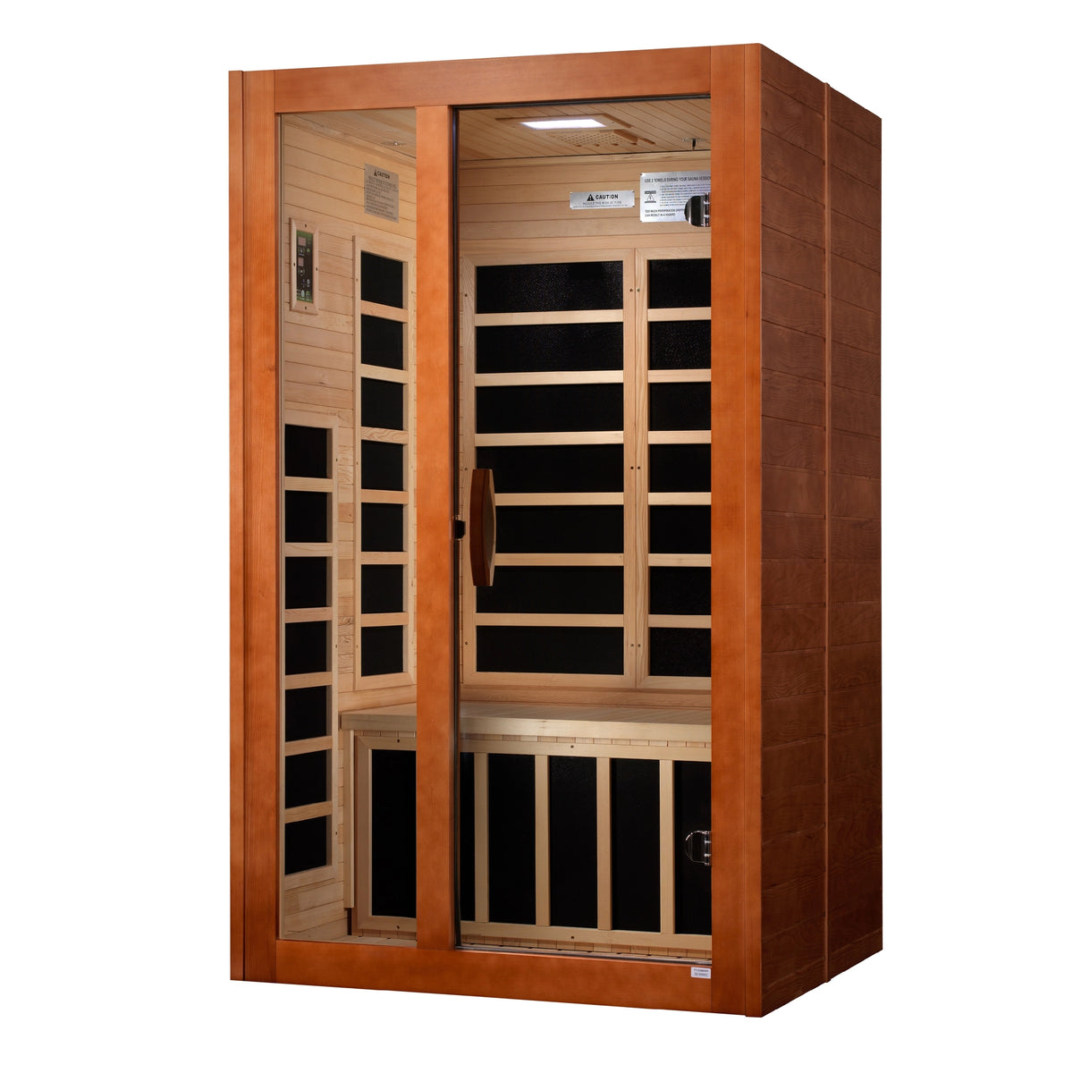 Dynamic Santiago Elite 2-person Ultra Low EMF FAR Infrared Sauna (Canadian Hemlock)