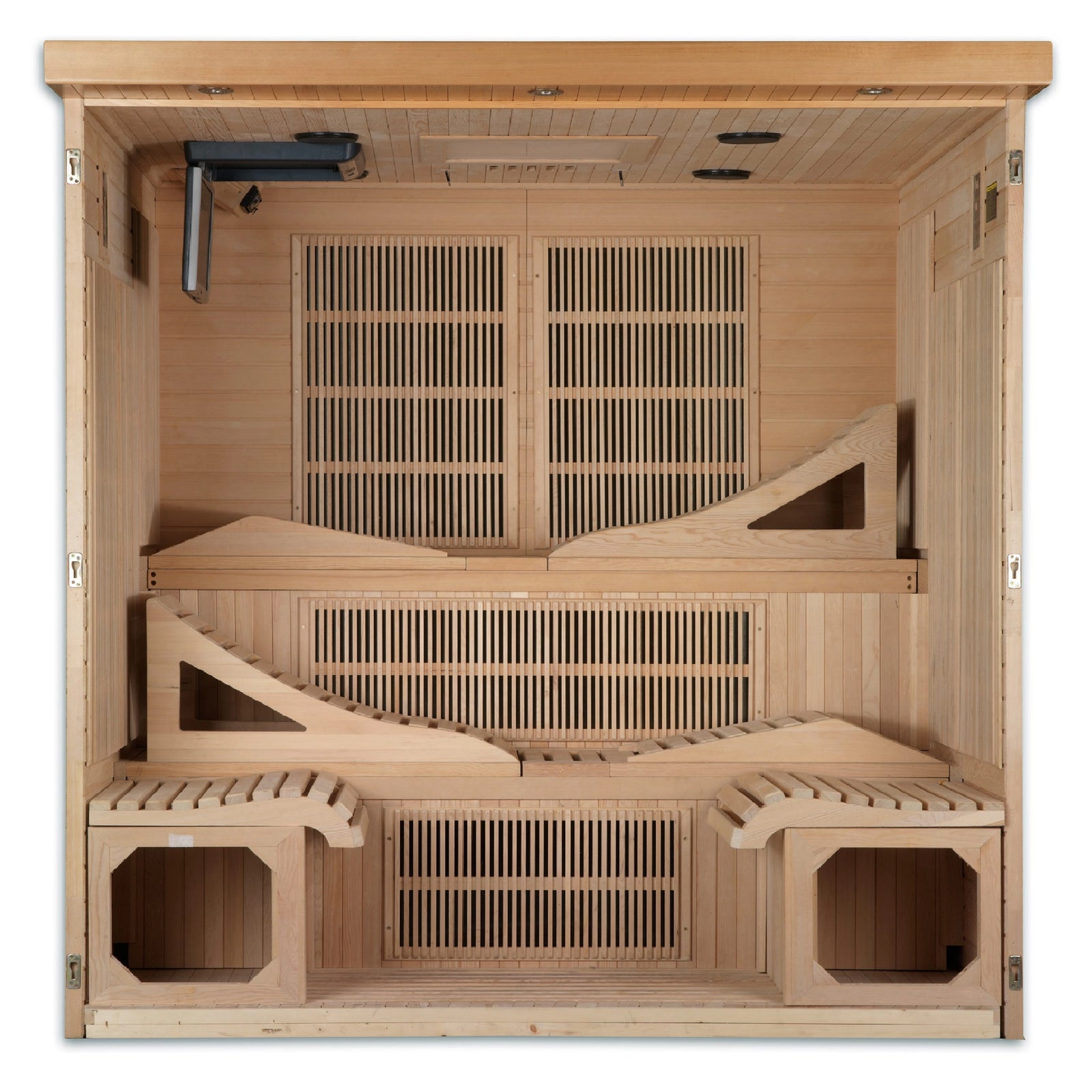 Dynamic Monaco Elite 6-person Ultra Low EMF FAR Infrared Sauna (Canadian Hemlock)