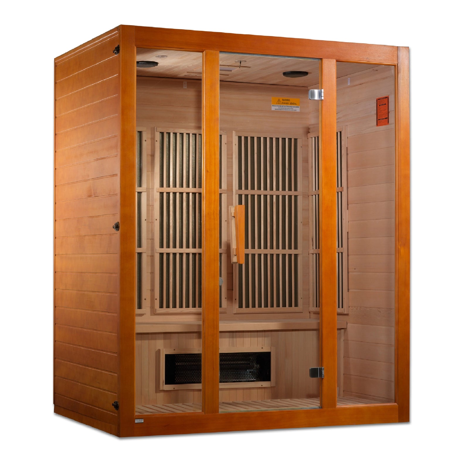 Maxxus Alpine 3-Person Low EMF FAR Infrared Sauna (Canadian Hemlock)