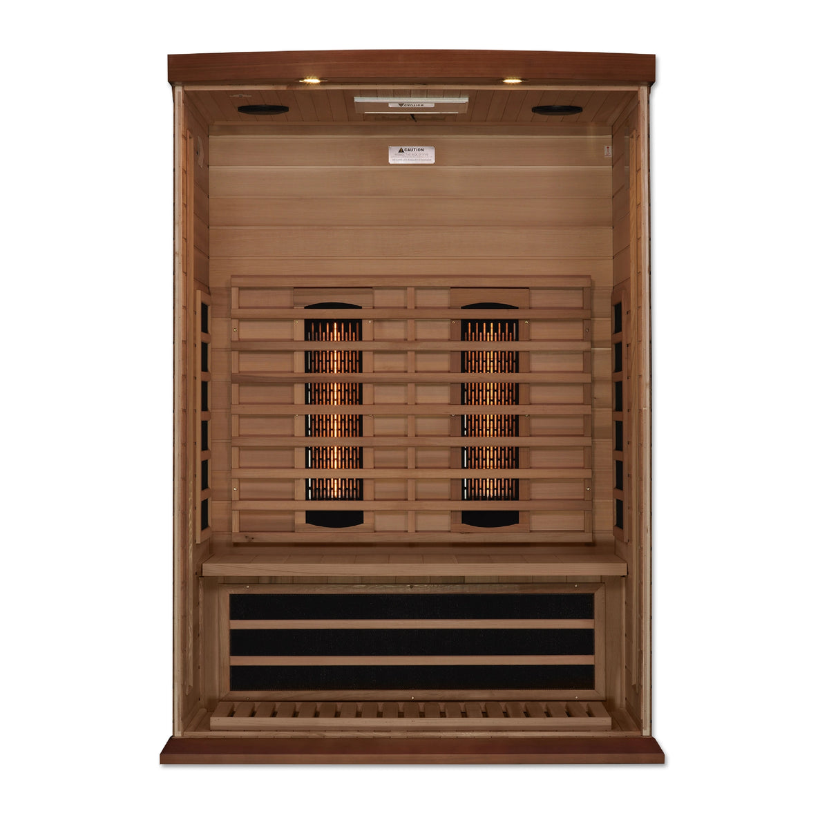 Maxxus Cholet Edition 2-Person Full Spectrum Near Zero EMF FAR Infrared Sauna (Canadian Red Cedar)