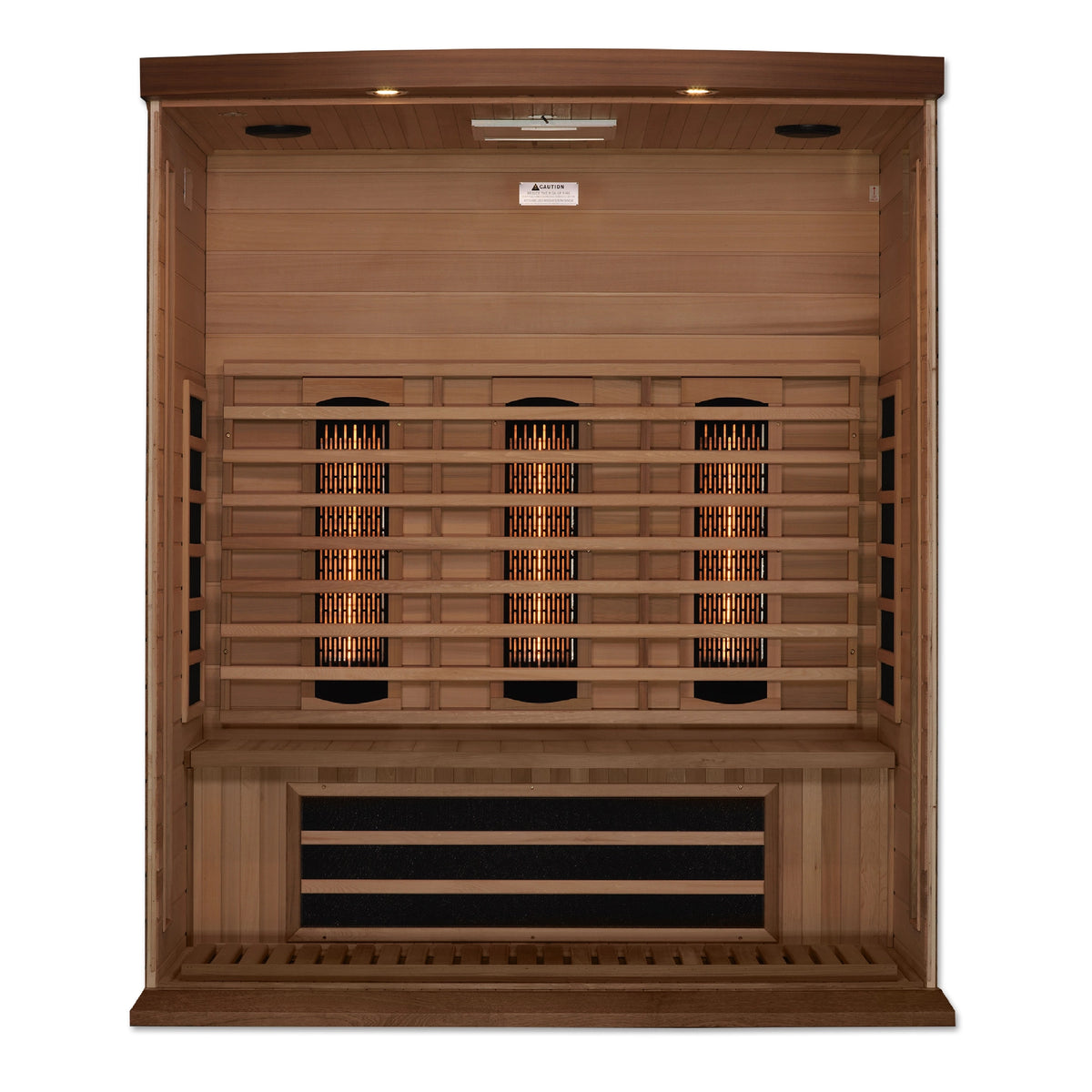 Maxxus 3-Person Full Spectrum Near Zero EMF FAR Infrared Sauna (Canadian Red Cedar)